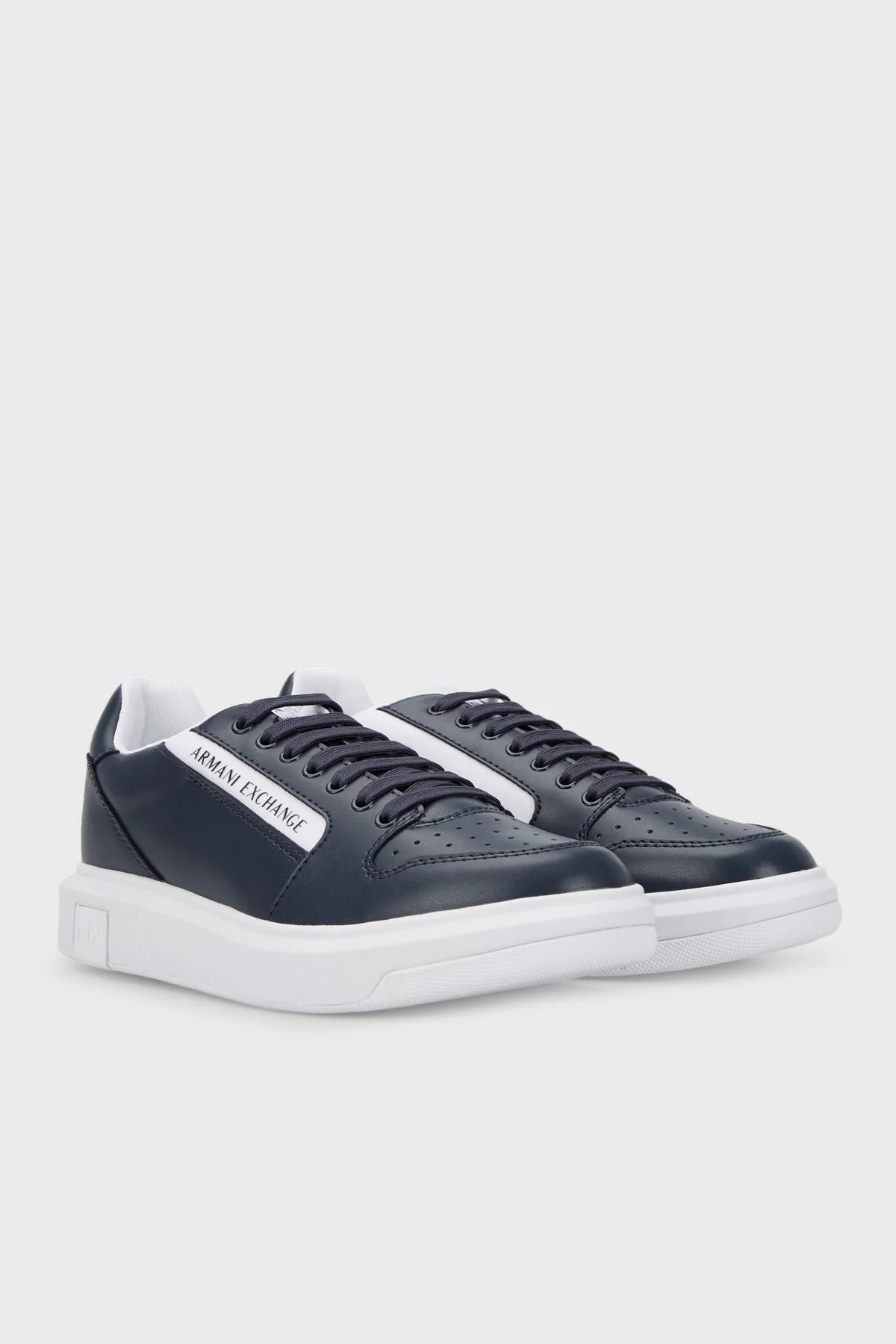 Armani Exchange Sneaker Erkek Ayakkabı XUX167 XV657 S519 LACİVERT - 3