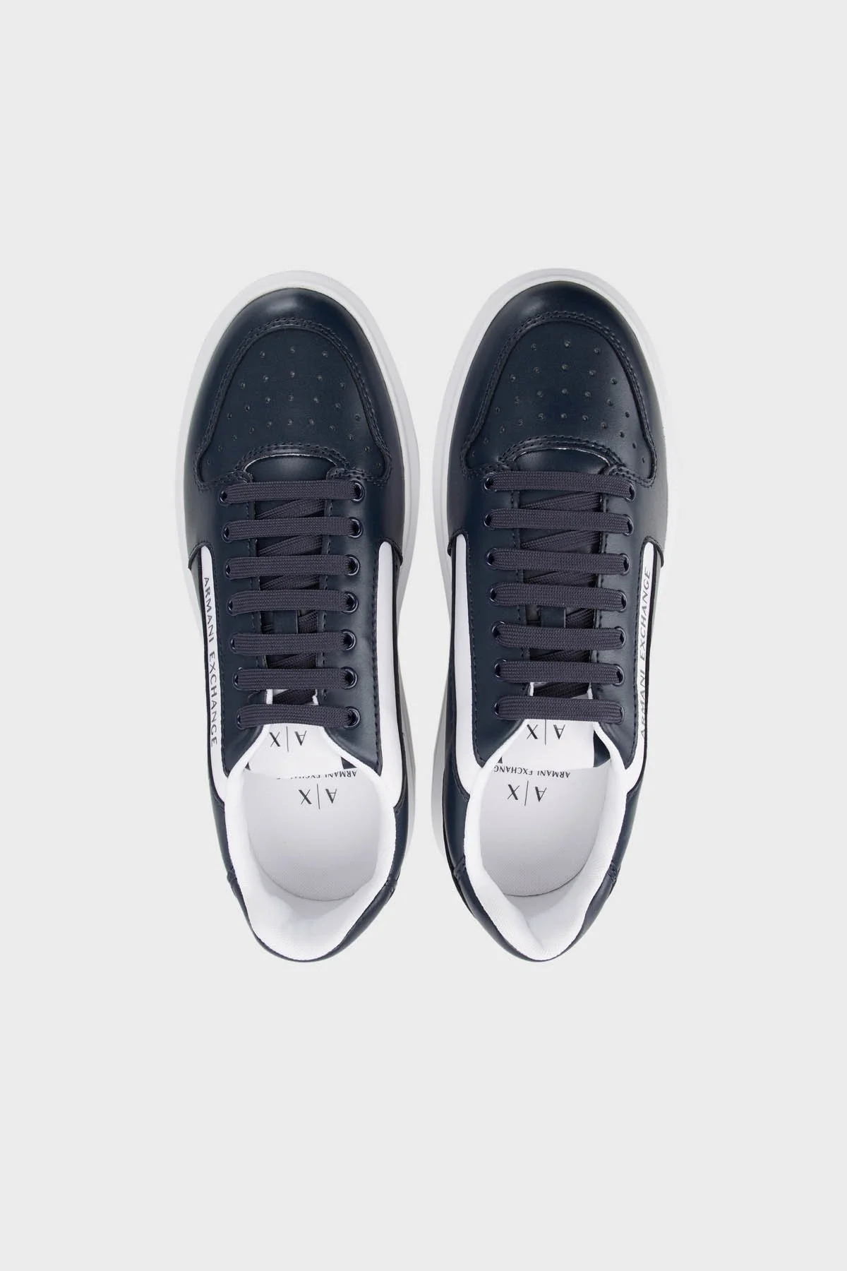 Armani Exchange Sneaker Erkek Ayakkabı XUX167 XV657 S519 LACİVERT - 5