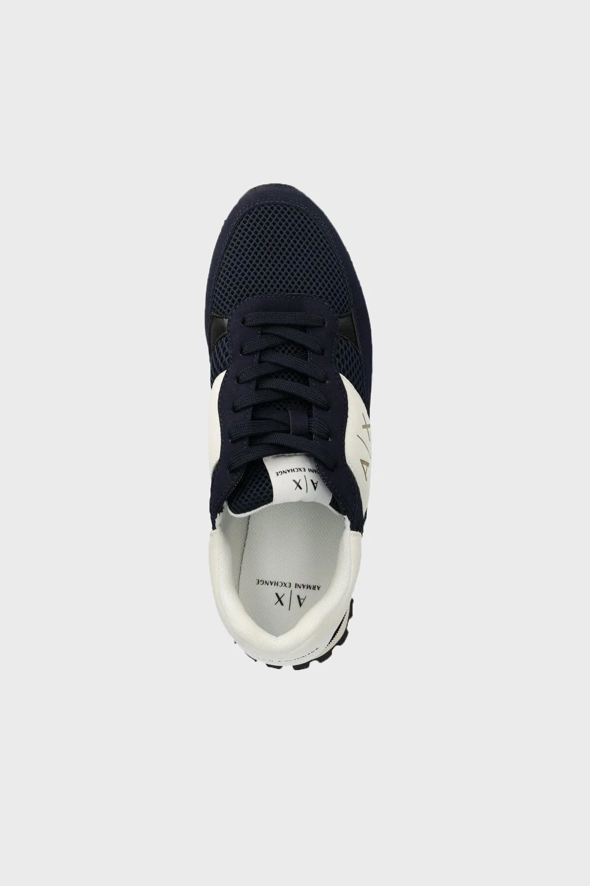 Armani Exchange Sneaker Erkek Ayakkabı XUX181 XV807 K568 LACİVERT-BEYAZ - 4