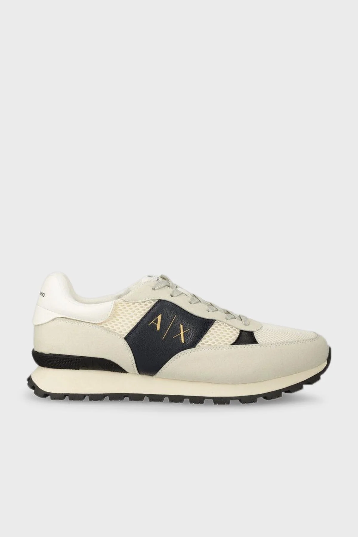 Armani Exchange Sneaker Erkek Ayakkabı XUX181 XV807 S054 BEJ-BEYAZ - 1