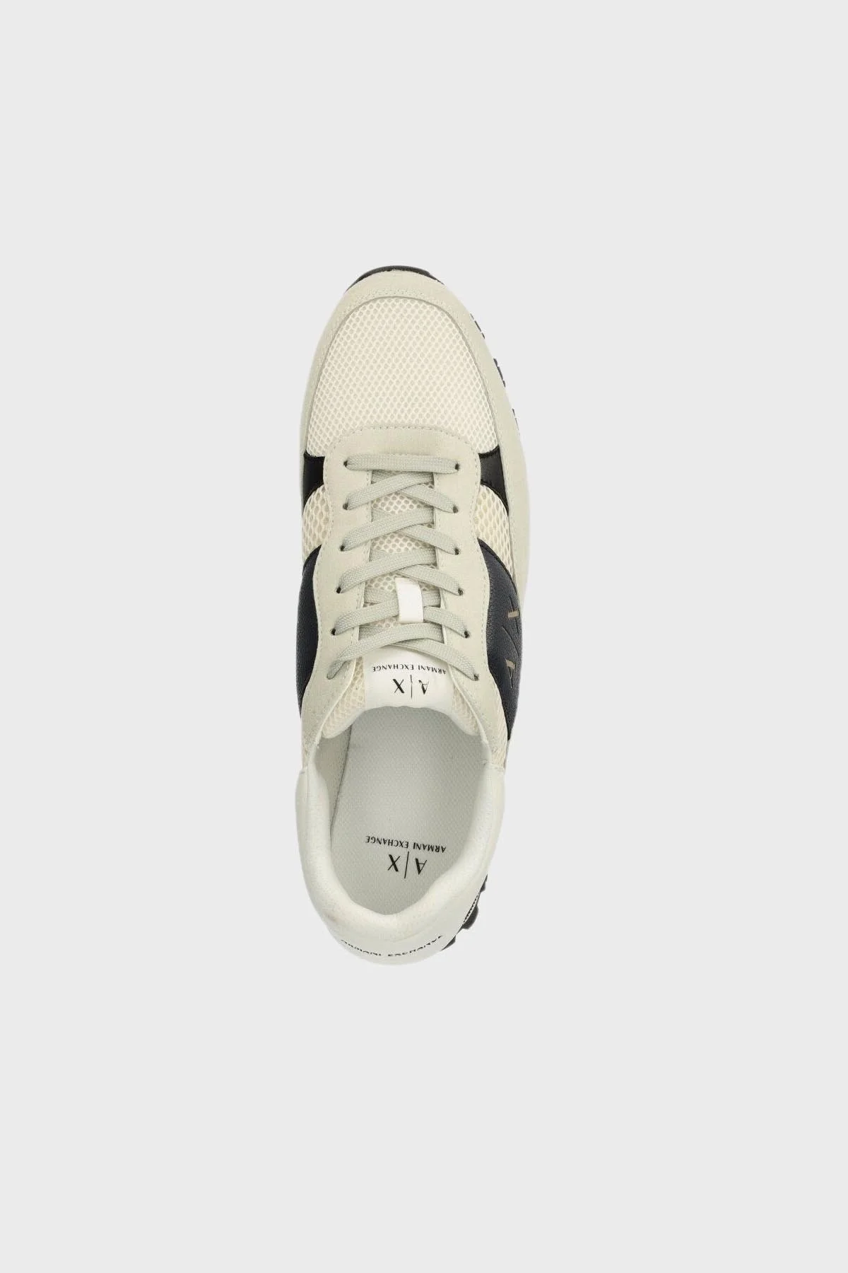 Armani Exchange Sneaker Erkek Ayakkabı XUX181 XV807 S054 BEJ-BEYAZ - 4