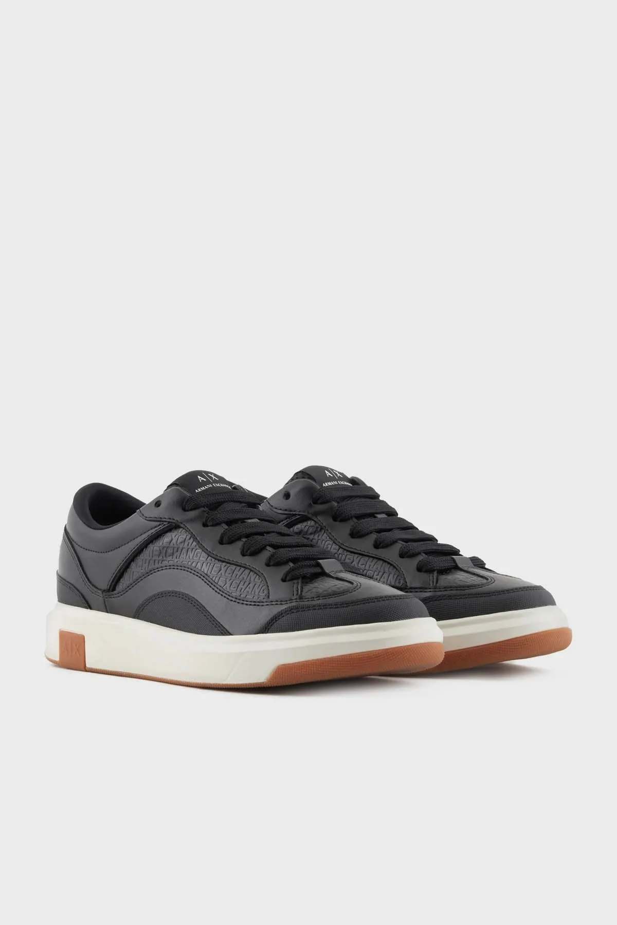Armani Exchange Sneaker Erkek Ayakkabı XUX193 XV792 K001 SİYAH - 2