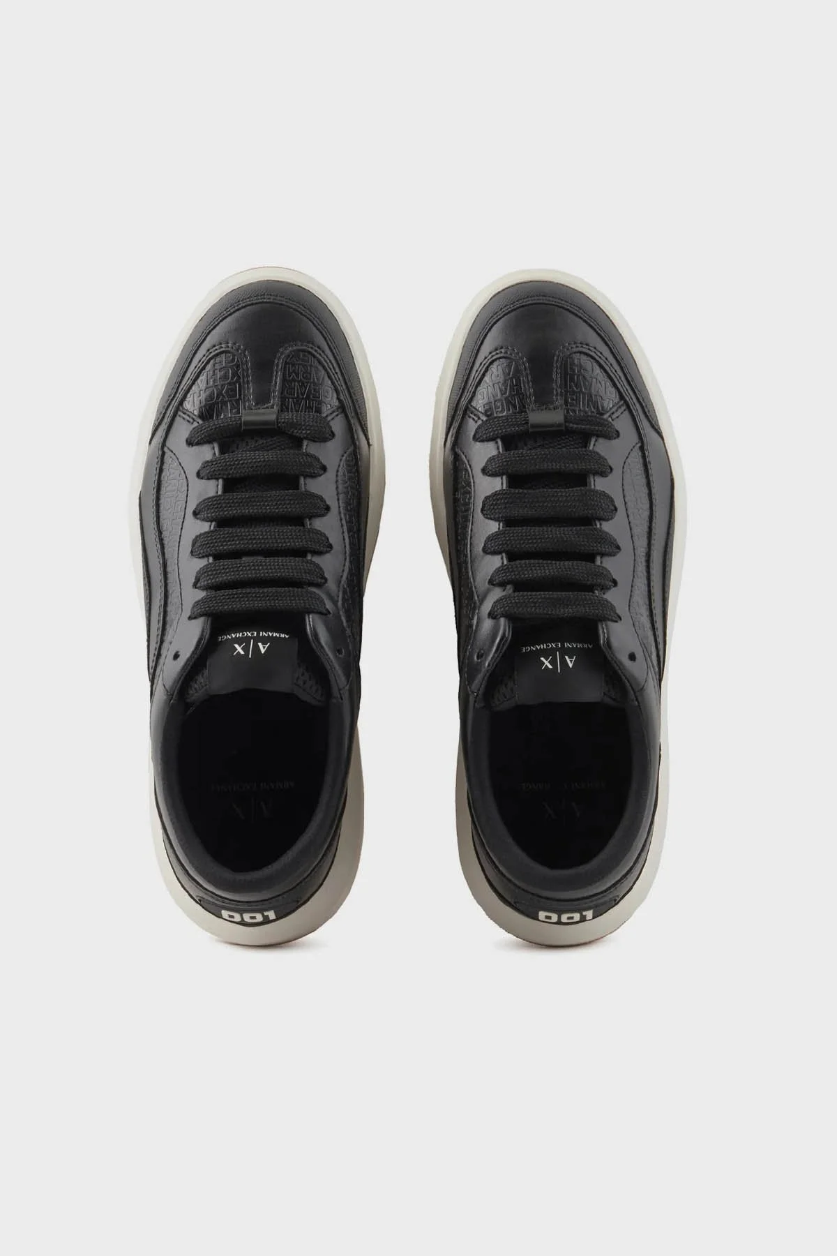 Armani Exchange Sneaker Erkek Ayakkabı XUX193 XV792 K001 SİYAH - 3