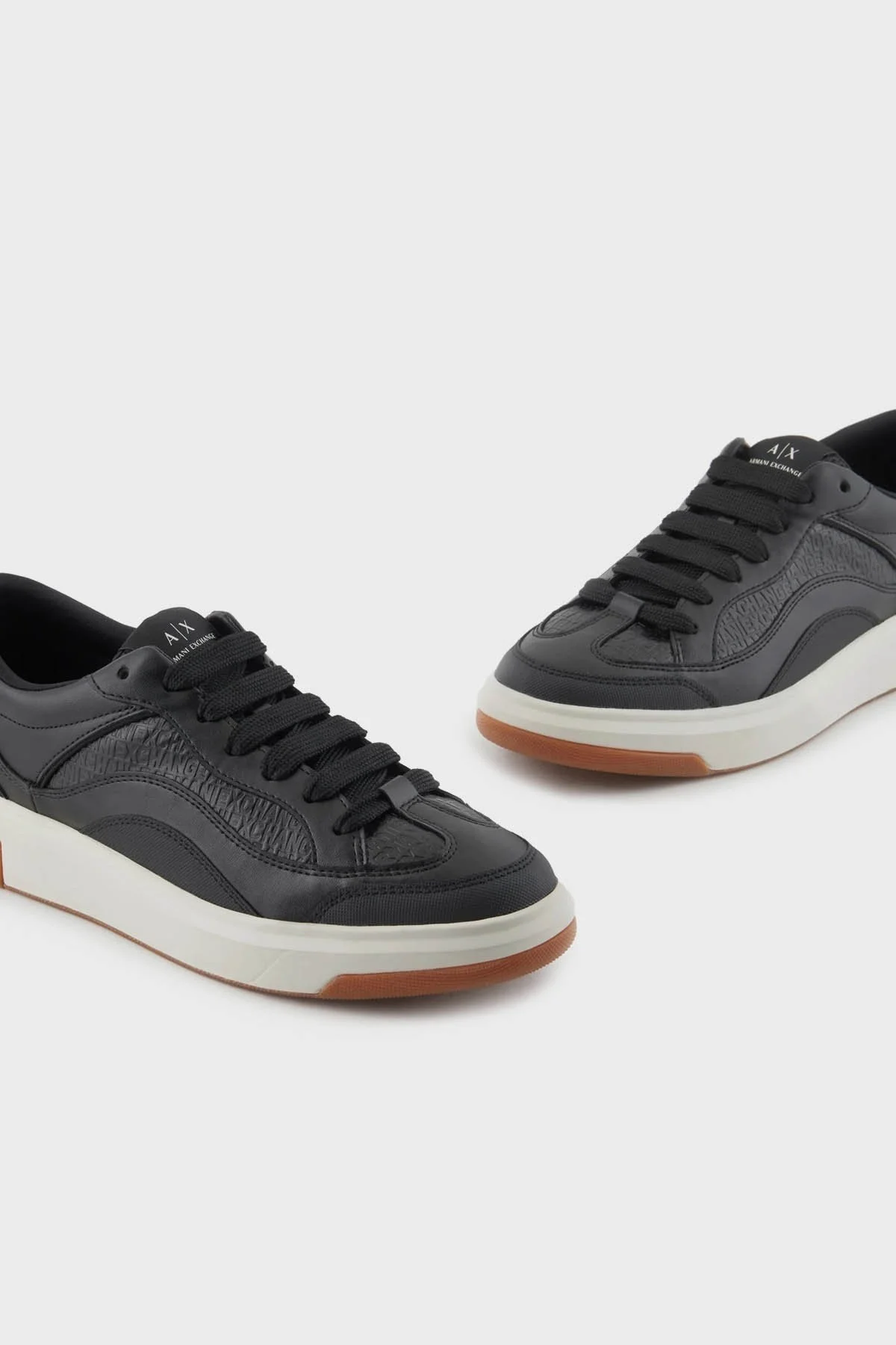 Armani Exchange Sneaker Erkek Ayakkabı XUX193 XV792 K001 SİYAH - 5