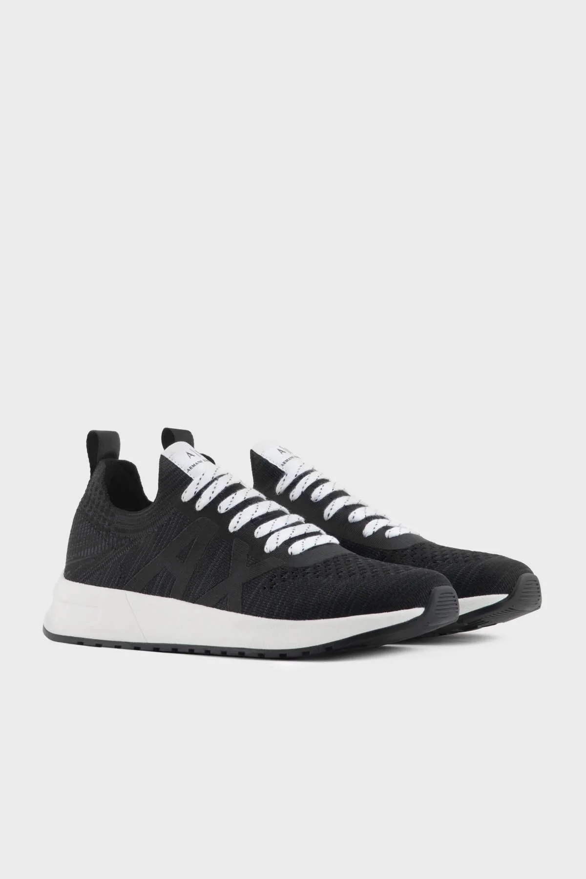 Armani Exchange Sneaker Erkek Ayakkabı XUX207 XV810 S279 SİYAH-GRİ - 2