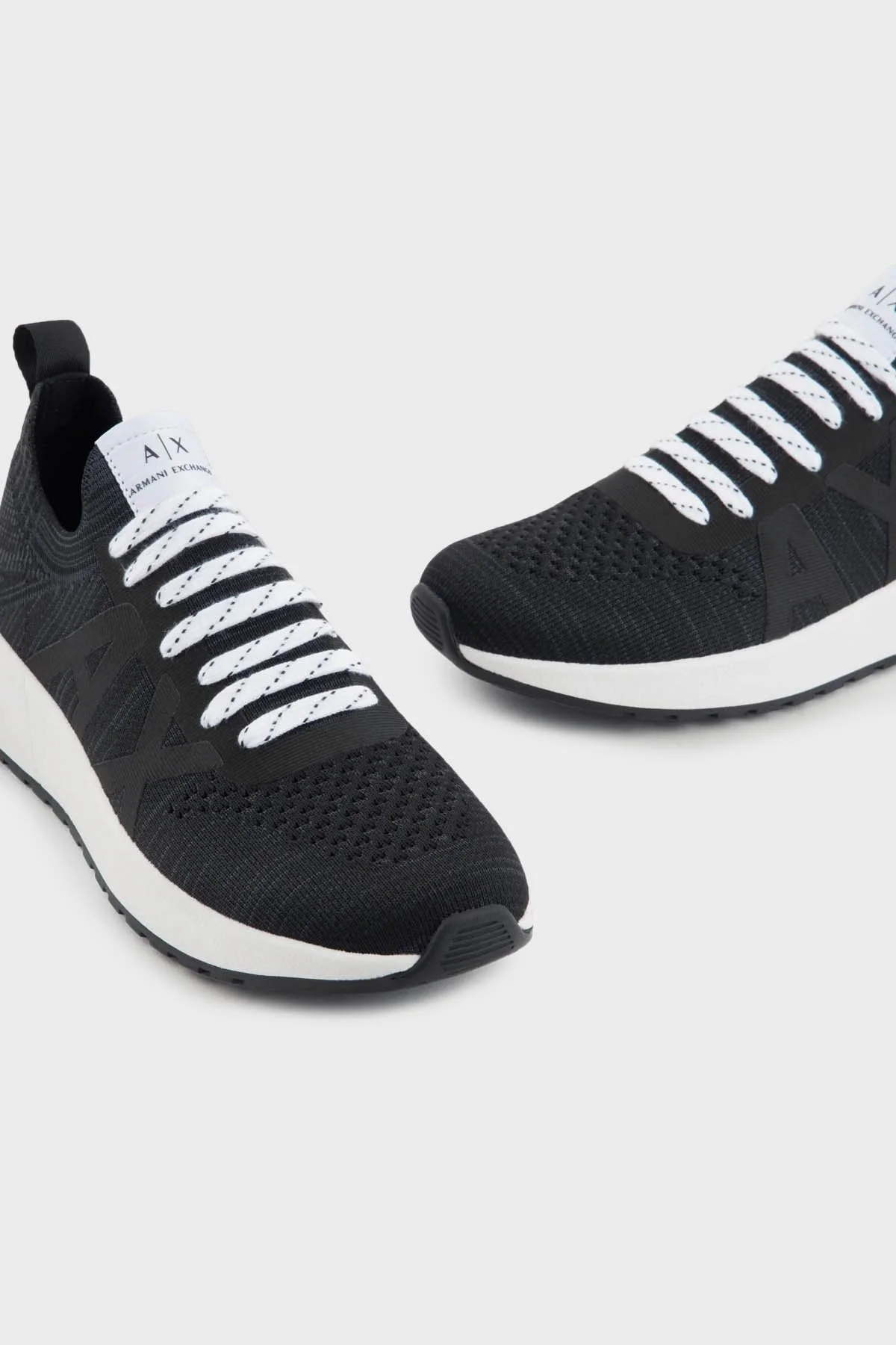 Armani Exchange Sneaker Erkek Ayakkabı XUX207 XV810 S279 SİYAH-GRİ - 5