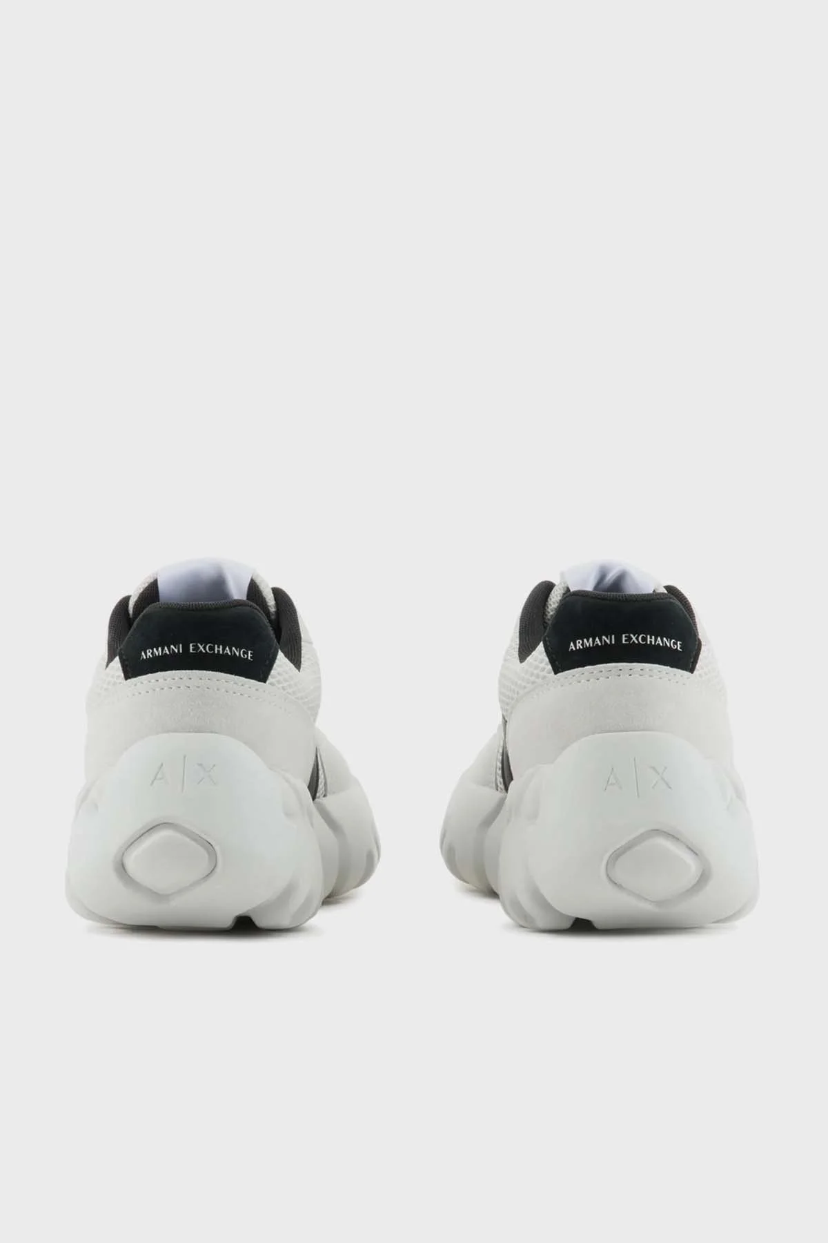 Armani Exchange Sneaker Erkek Ayakkabı XUX211 XV816 D611 BEYAZ-SİYAH - 4