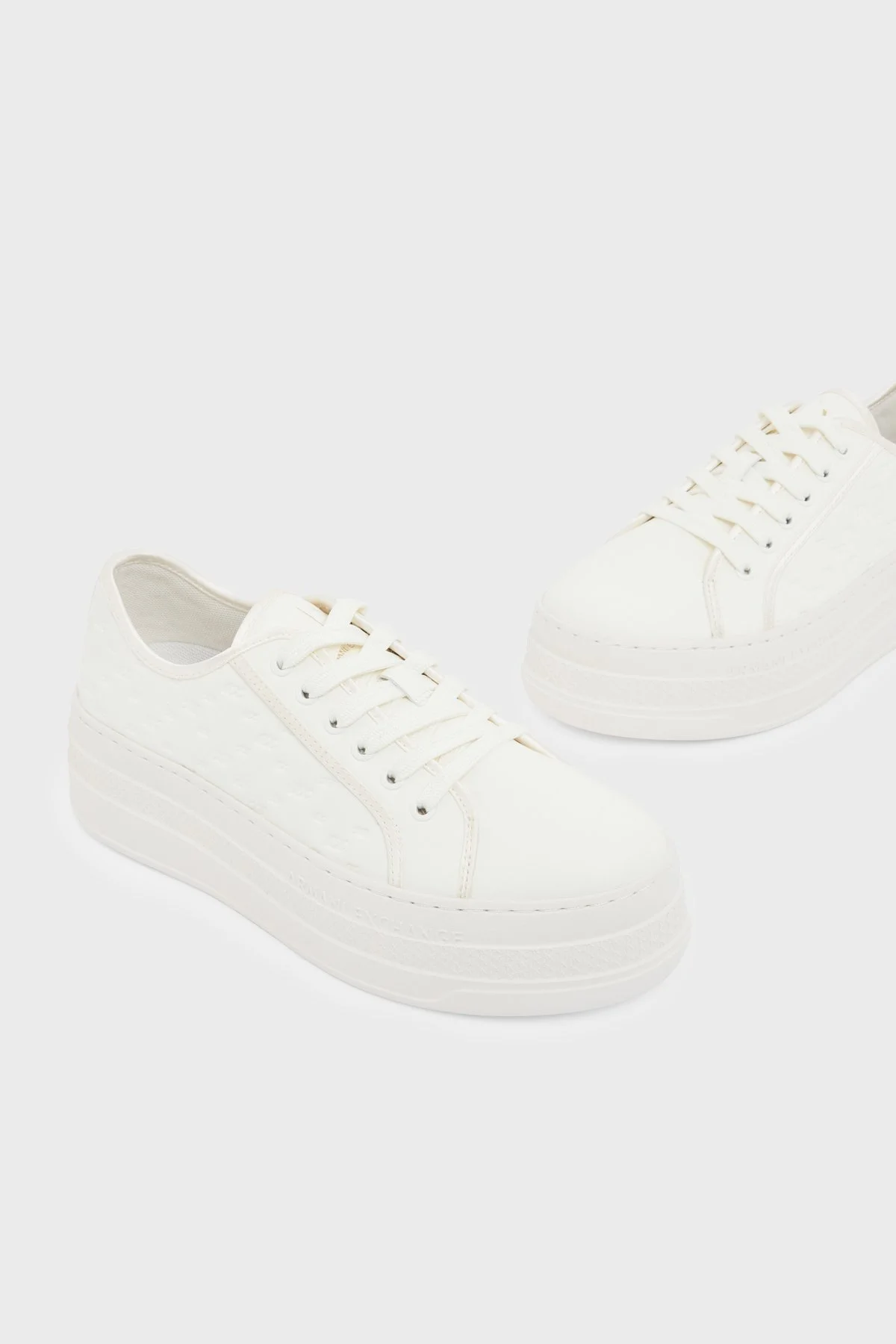 Armani Exchange Sneaker Kadın Ayakkabı XW003070 AF27080 U0011 Beyaz - 3