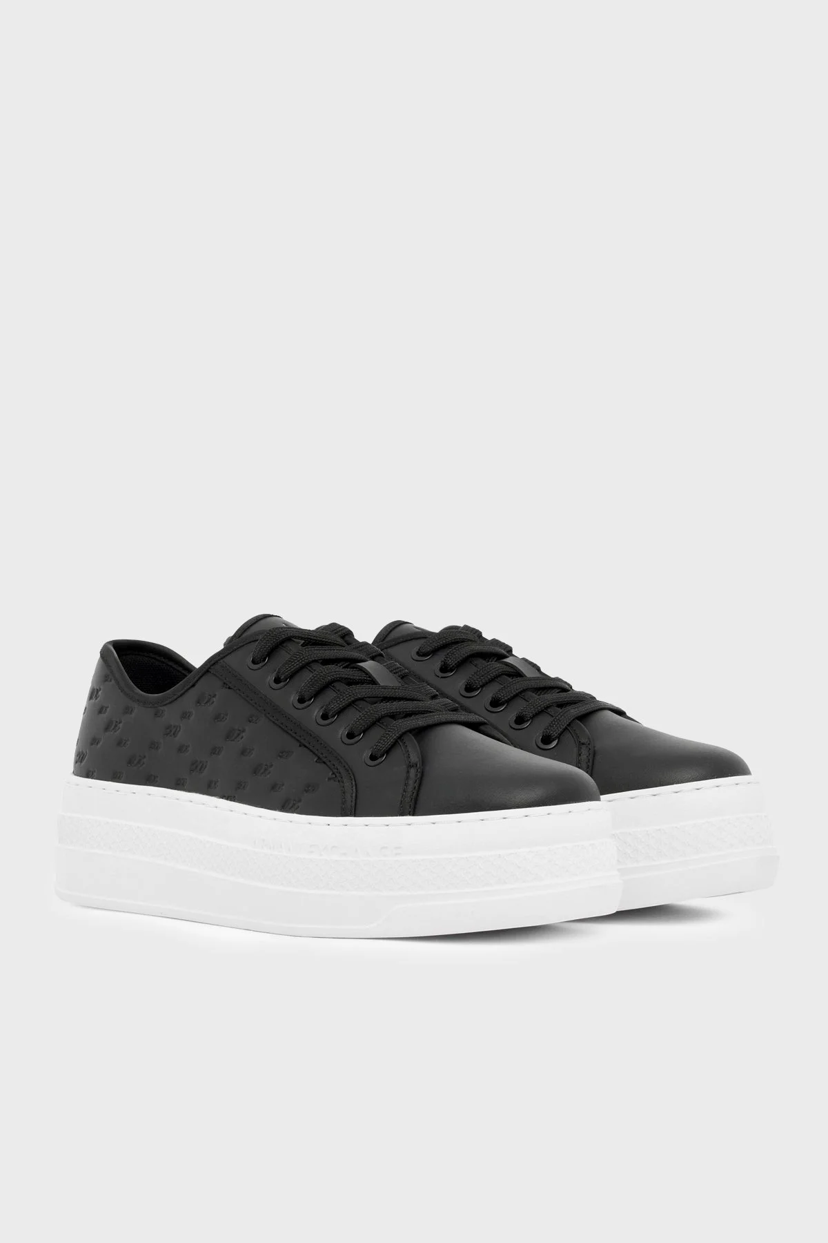 Armani Exchange Sneaker Kadın Ayakkabı XW003070 AF27080 UC001 Siyah - 2