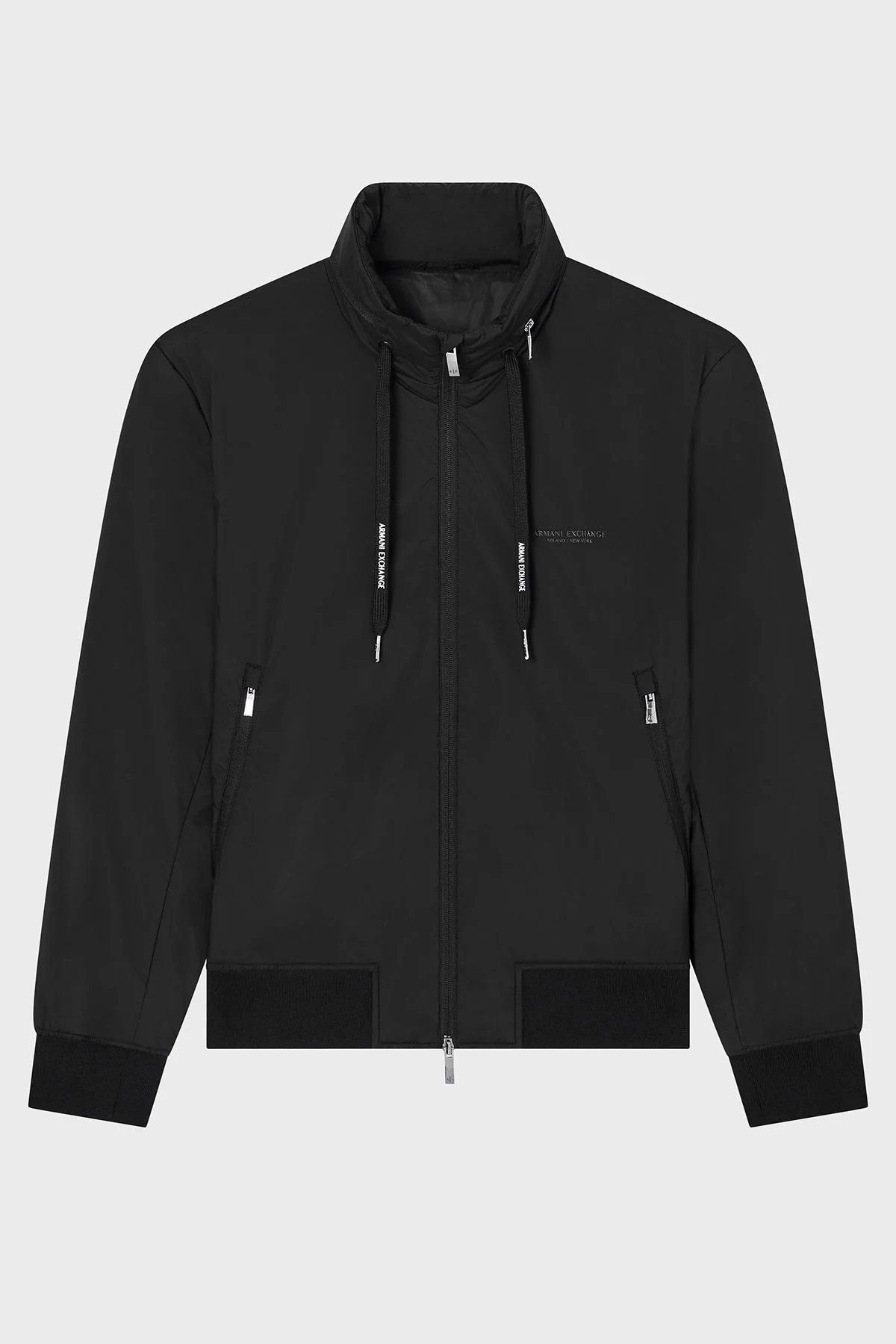 Armani Exchange Steç Regular Fit Dik Yaka Gizli Kapüşonlu Erkek Mont XM001583 AF19196 UC001 SİYAH - 5