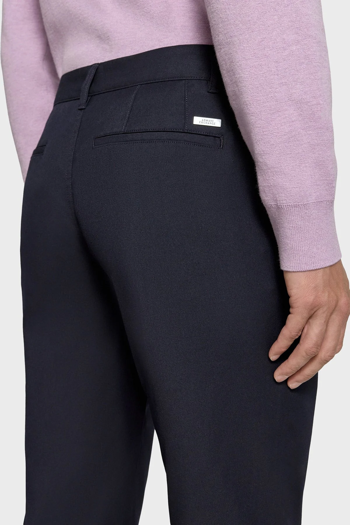 Armani Exchange Straight Fit Normal Bel Düz Paça Erkek Pantolon XM003503 AF27107 UB101 Lacivert - 4