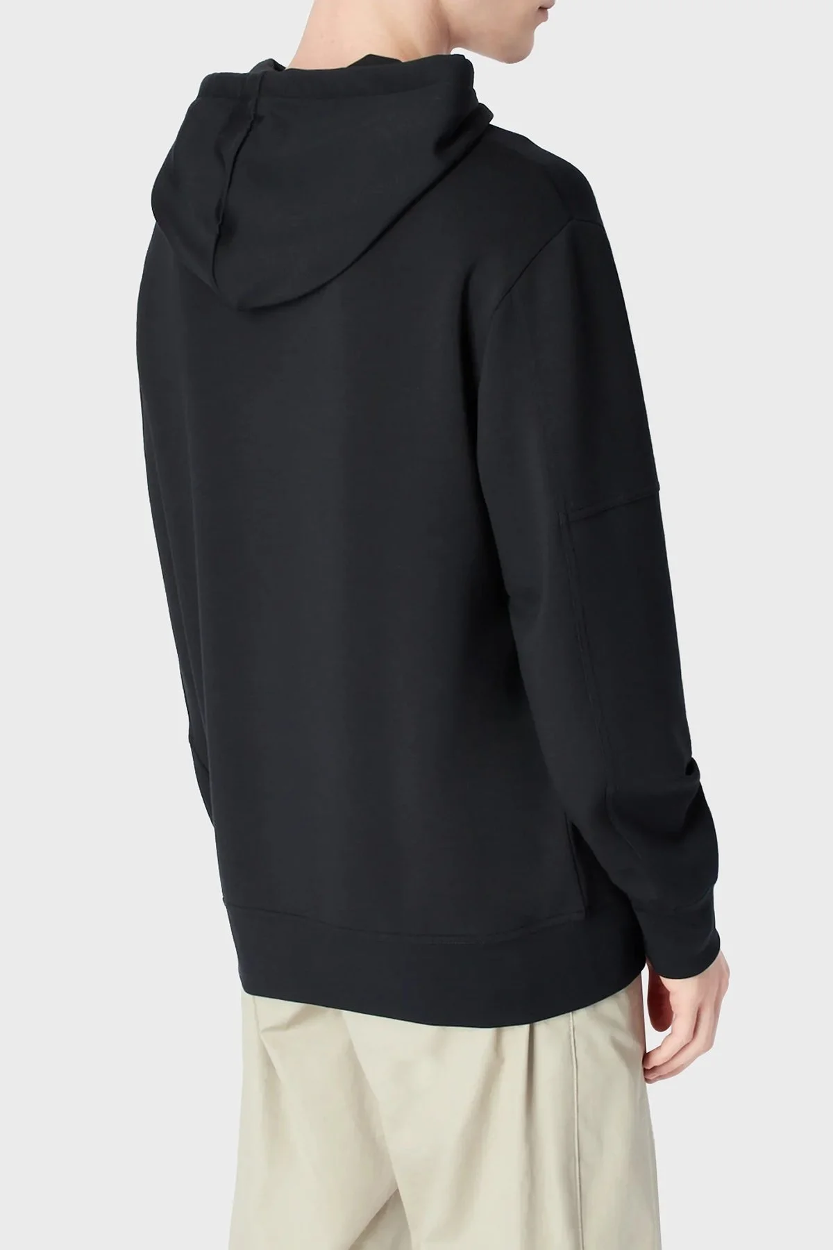 Armani Exchange Streç İnterlok Kapüşonlu Regular Fit Erkek Sweat 3RZMHE ZJZDZ 1200 SİYAH - 2