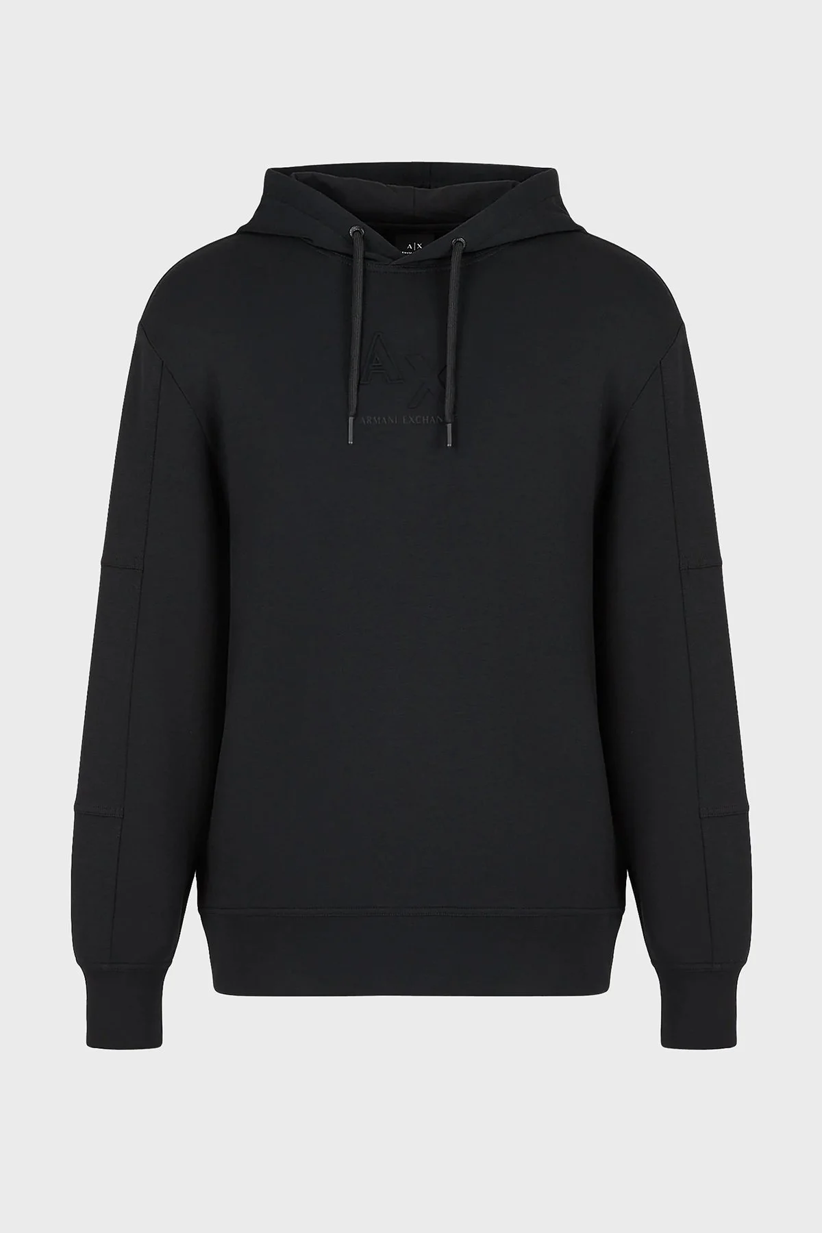 Armani Exchange Streç İnterlok Kapüşonlu Regular Fit Erkek Sweat 3RZMHE ZJZDZ 1200 SİYAH - 3