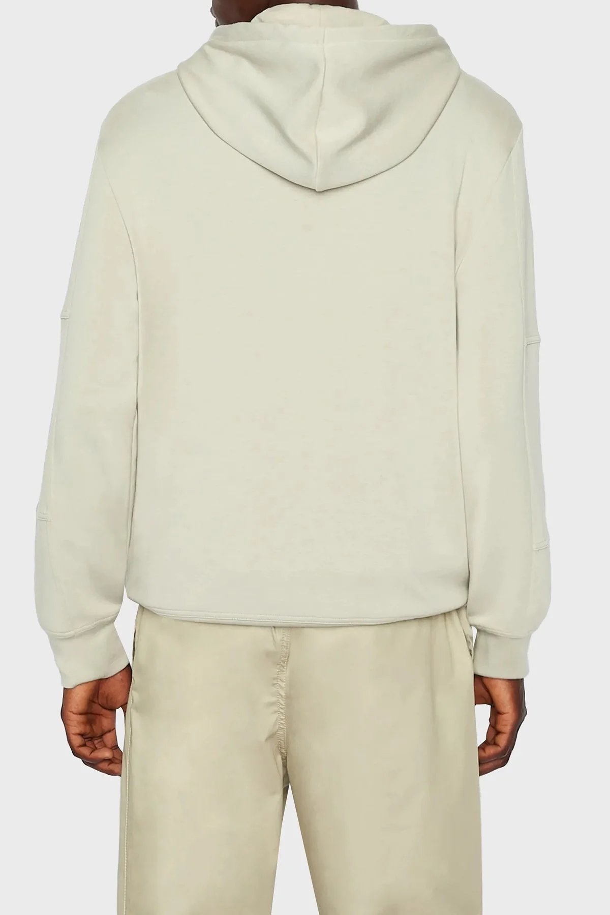 Armani Exchange Streç İnterlok Kapüşonlu Regular Fit Erkek Sweat 3RZMHE ZJZDZ 1940 YEŞİL - 7