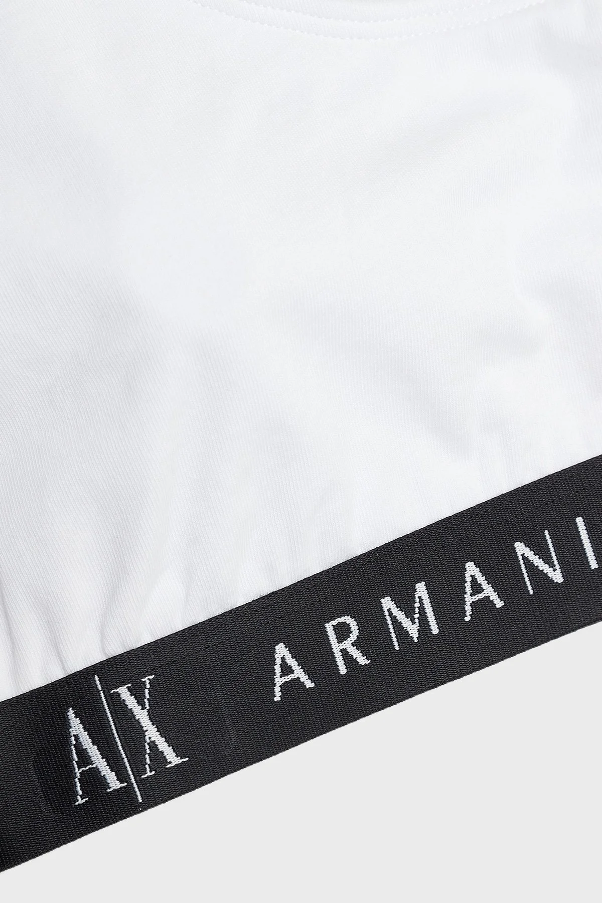 Armani Exchange Streç Pamuklu Logolu Bralet Kadın Sütyen 947029 CC502 00010 BEYAZ - 4