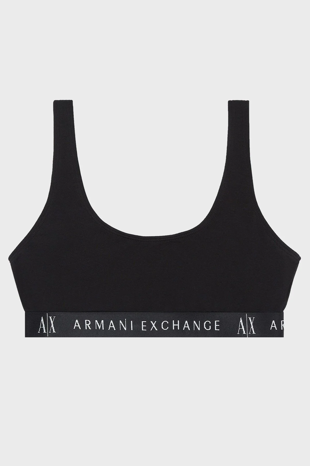 Armani Exchange Streç Pamuklu Logolu Bralet Kadın Sütyen 947029 CC502 00020 Siyah - 2