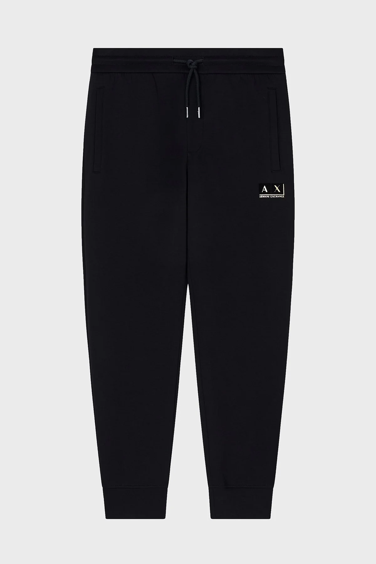 Armani Exchange Streç Pamuklu Logolu Regular Fit Jogger Erkek Pantolon XM001886 AF10818 MC004 SİYAH-GOLD - 5
