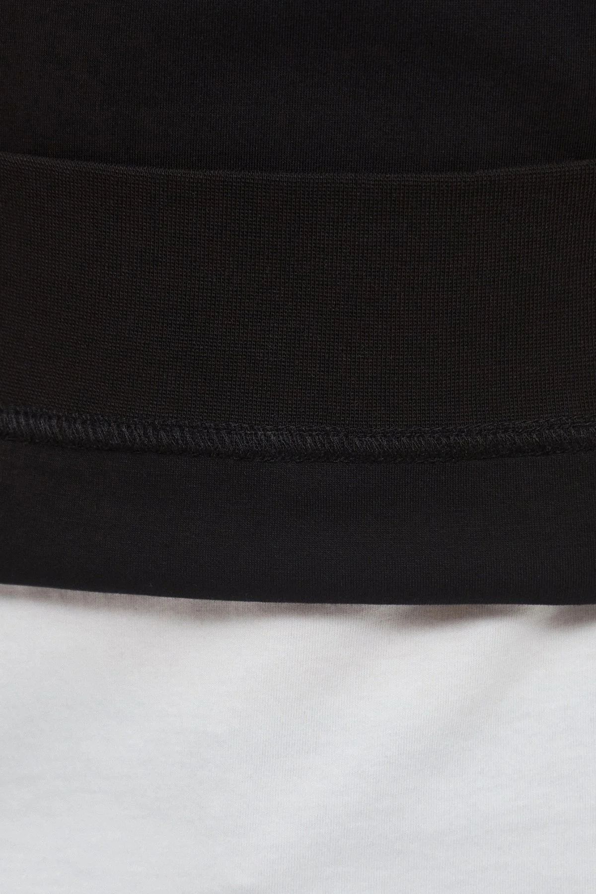 Armani Exchange Streç Pamuklu Regular Fit Dik Yaka Erkek Sweat XM000370 AF10818 UC001 SİYAH - 6