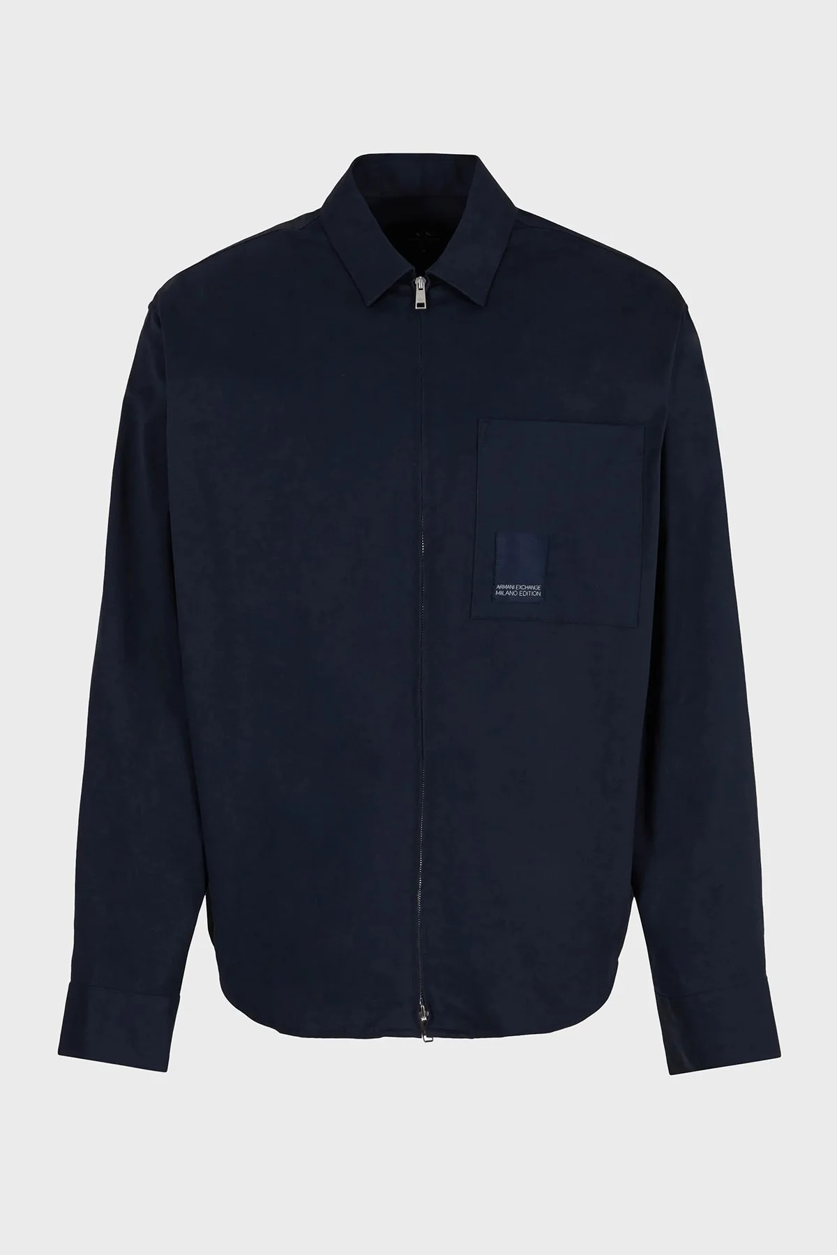 Armani Exchange Streç Pamuklu Regular Fit Erkek Gömlek 3DZC06 ZN3TZ 15DK LACİVERT - 10