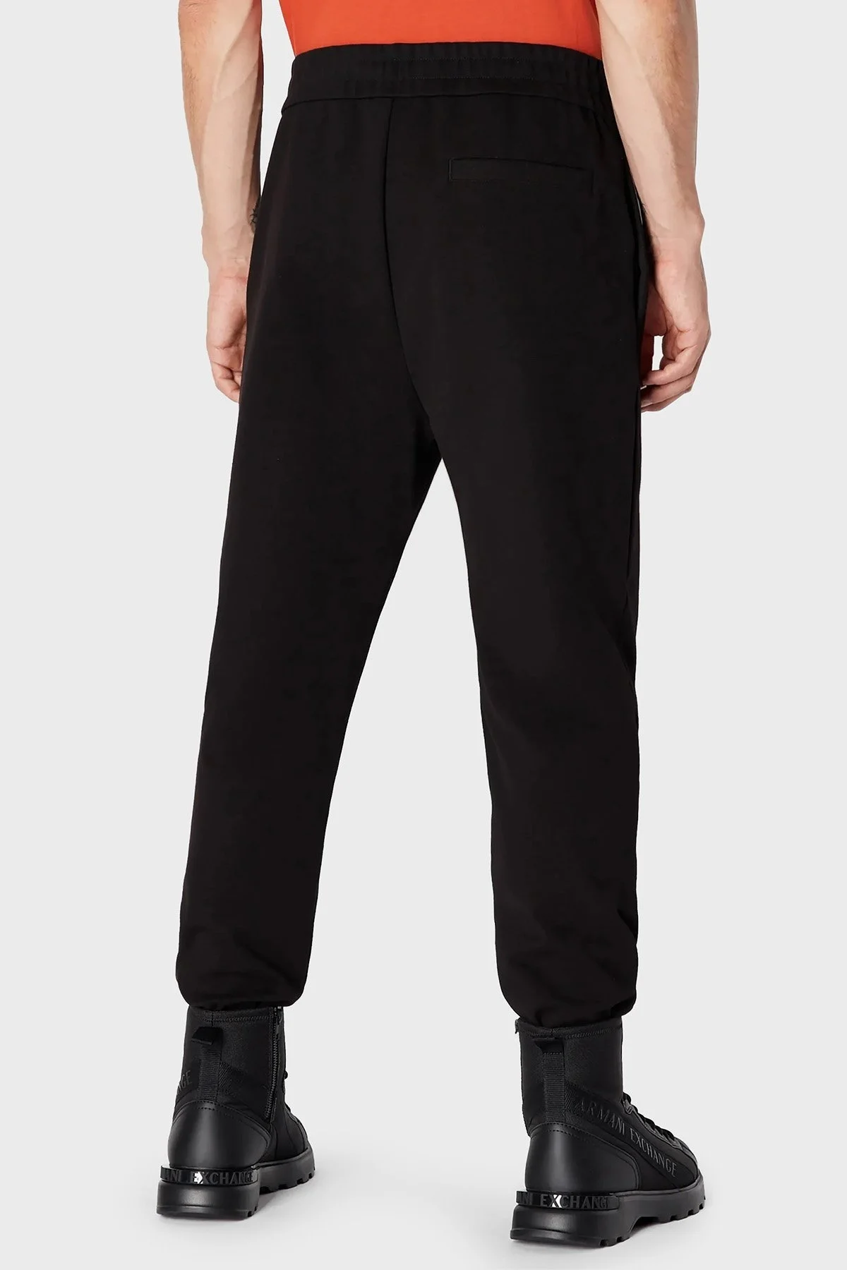 Armani Exchange Streç Pamuklu Regular Fit Jogger Spor Erkek Pantolon 6RZPHJ ZJDJZ 1200 SİYAH - 3