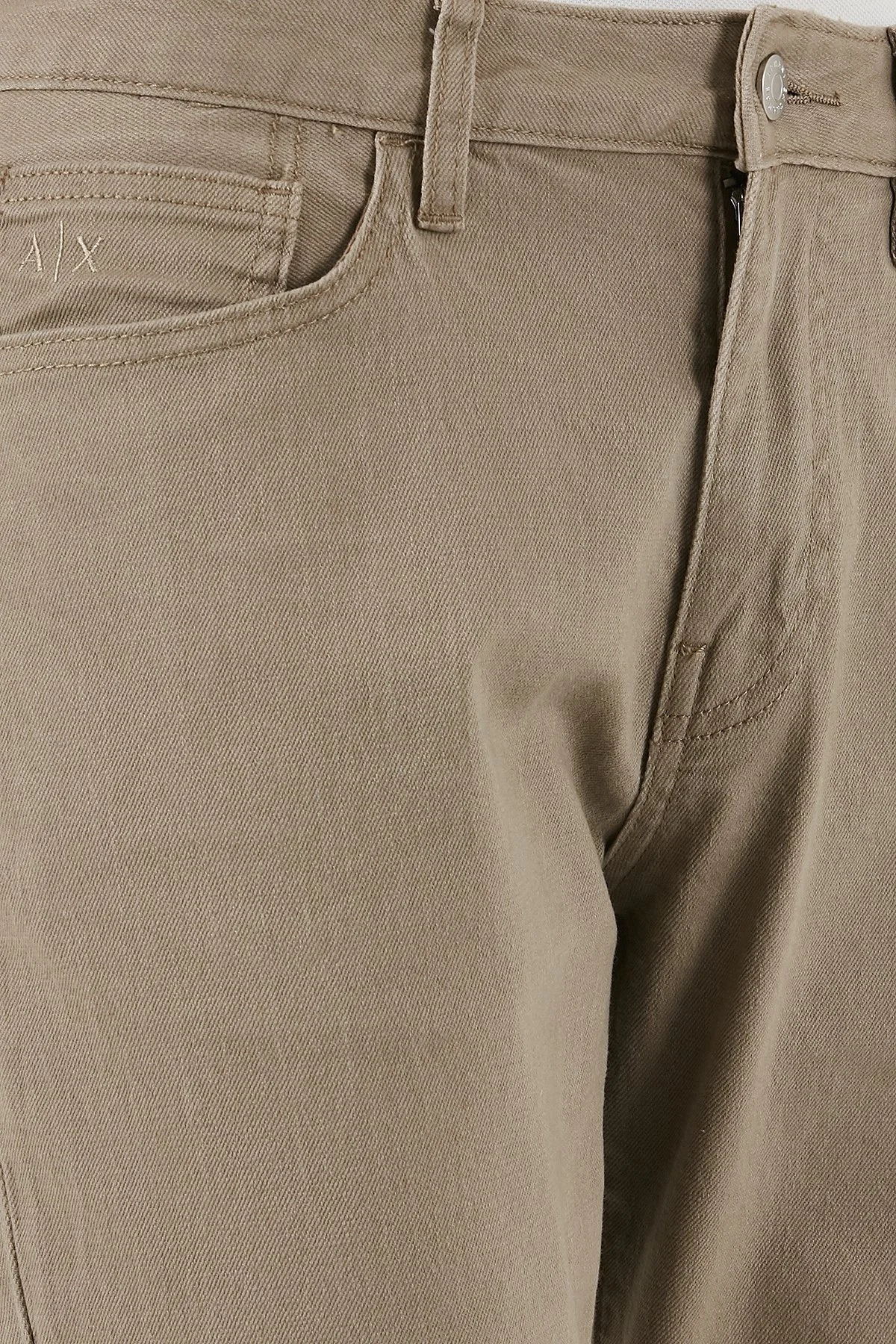 Armani Exchange Streç Pamuklu Regular Fit Normal Bel Düz Paça Jeans Erkek Kot Pantolon XM000070 AF14267 U6167 BEJ - 11