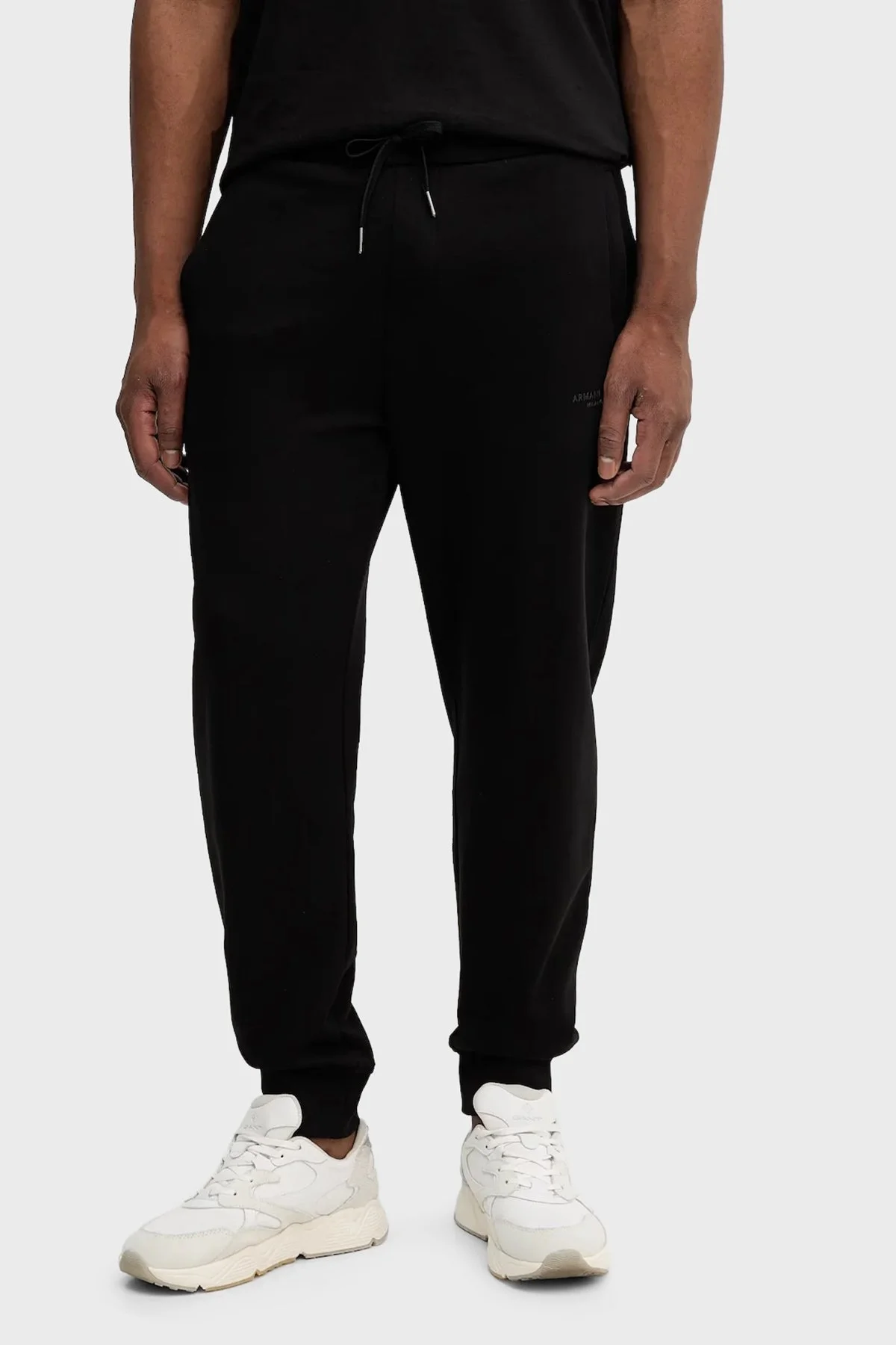 Armani Exchange Streç Pamuklu Regular Fit Normal Bel Jogger Erkek Pantolon XM001299 AF20934 UC001 SİYAH - 1