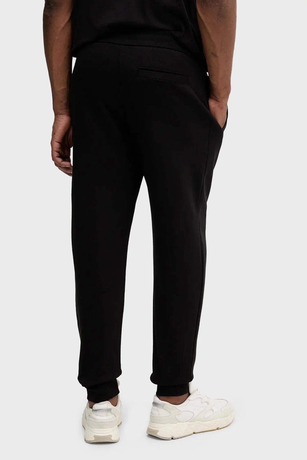 Armani Exchange Streç Pamuklu Regular Fit Normal Bel Jogger Erkek Pantolon XM001299 AF20934 UC001 SİYAH - 3