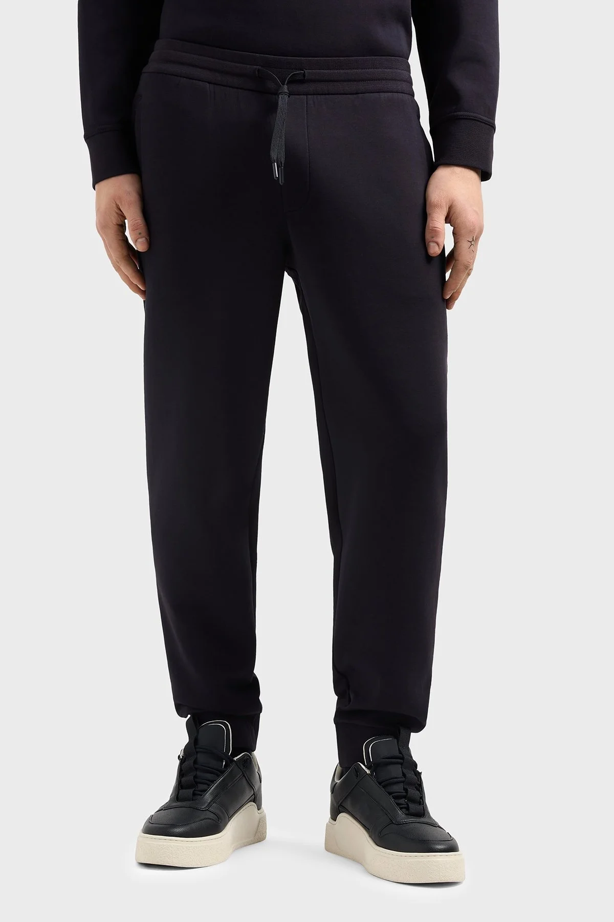 Armani Exchange Streç Pamuklu Regular Fit Normal Bel Ribanalı Paça Jogger Erkek Pantolon XM000373 AF10818 UB101 LACİVERT - 7