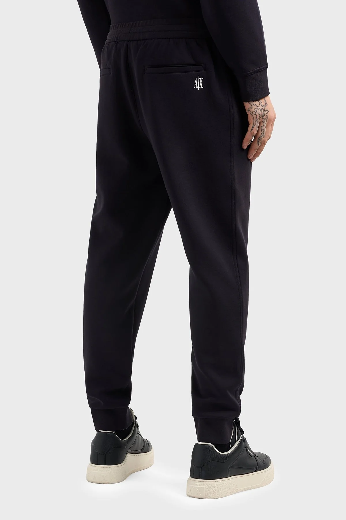 Armani Exchange Streç Pamuklu Regular Fit Normal Bel Ribanalı Paça Jogger Erkek Pantolon XM000373 AF10818 UB101 LACİVERT - 8