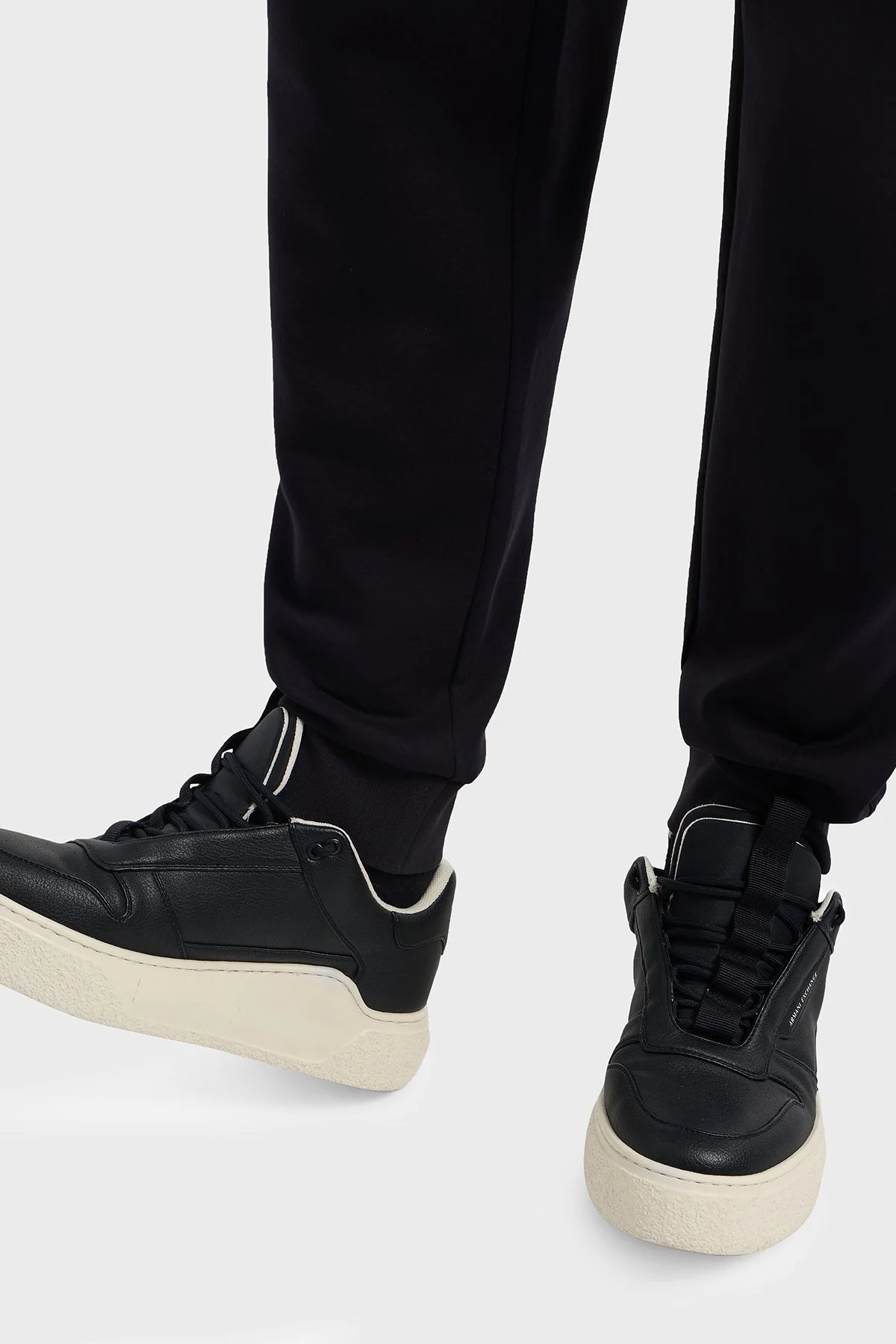 Armani Exchange Streç Pamuklu Regular Fit Normal Bel Ribanalı Paça Jogger Erkek Pantolon XM000373 AF10818 UB101 LACİVERT - 9