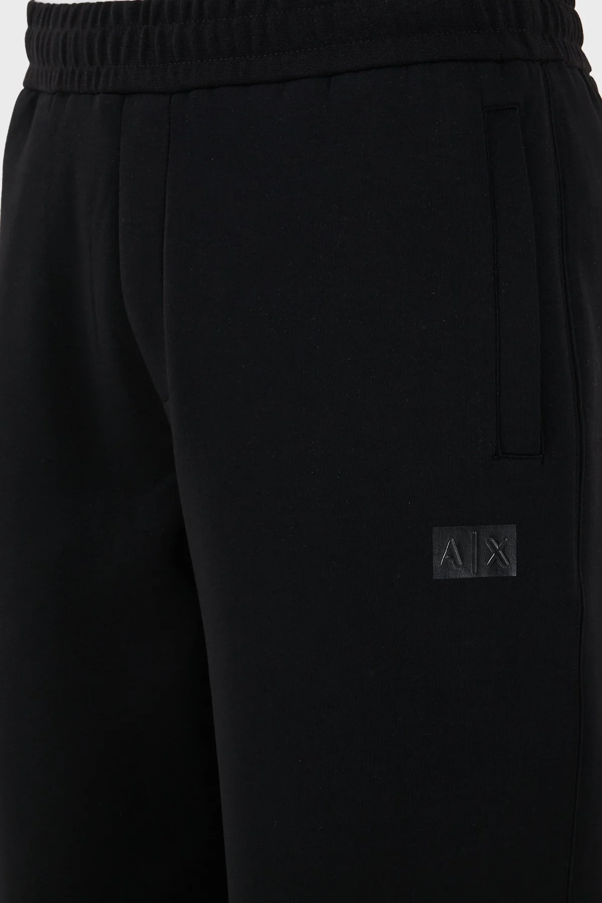 Armani Exchange Streç Pamuklu Regular Fit Normal Bel Ribanalı Paça Jogger Erkek Pantolon XM000744 AF13047 UC001 SİYAH - 13