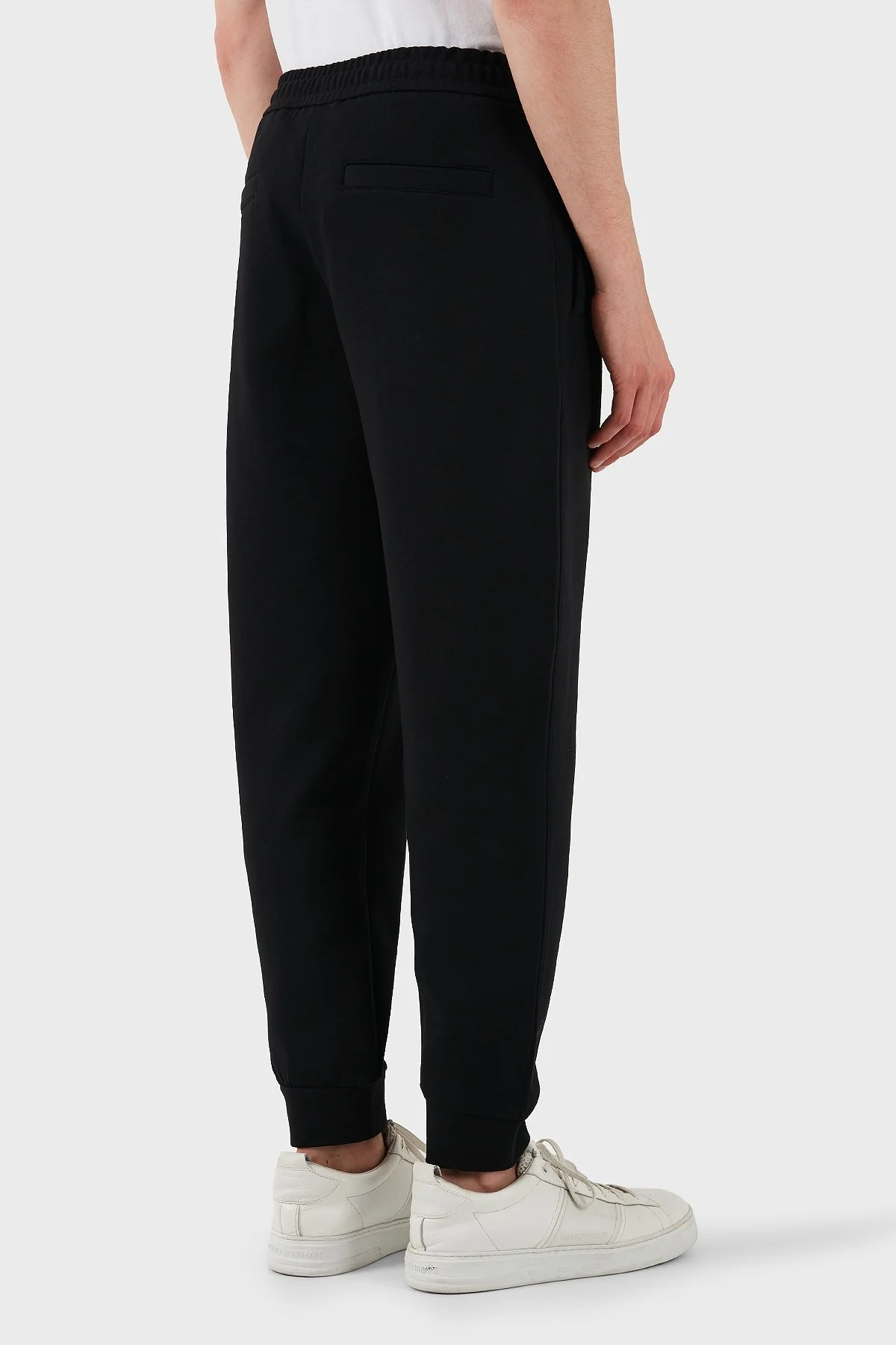 Armani Exchange Streç Pamuklu Regular Fit Normal Bel Ribanalı Paça Jogger Erkek Pantolon XM000744 AF13047 UC001 SİYAH - 14