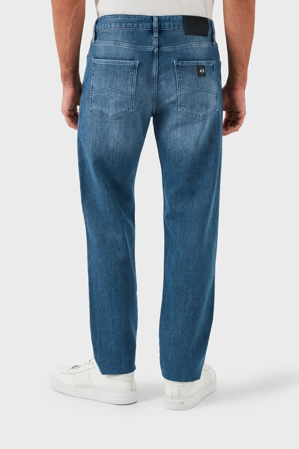 Armani Exchange Streç Pamuklu Slim Fit Jeans Erkek Kot Pantolon 3DZJ13 Z1TTZ 25EV MAVİ - 6