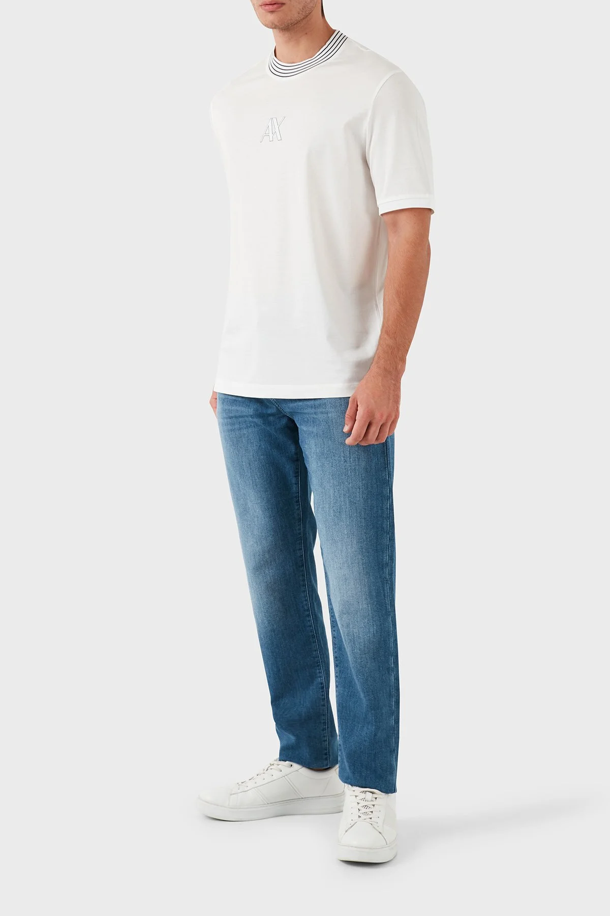 Armani Exchange Streç Pamuklu Slim Fit Jeans Erkek Kot Pantolon 3DZJ13 Z1TTZ 25EV MAVİ - 2