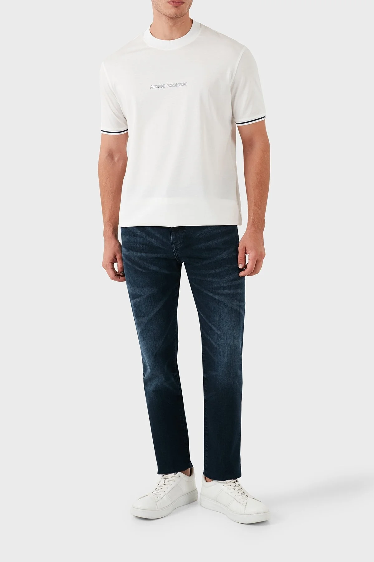 Armani Exchange Streç Pamuklu Slim Fit Jeans Erkek Kot Pantolon 6DZJ13 Z1TCZ 1500 MAVİ - 2