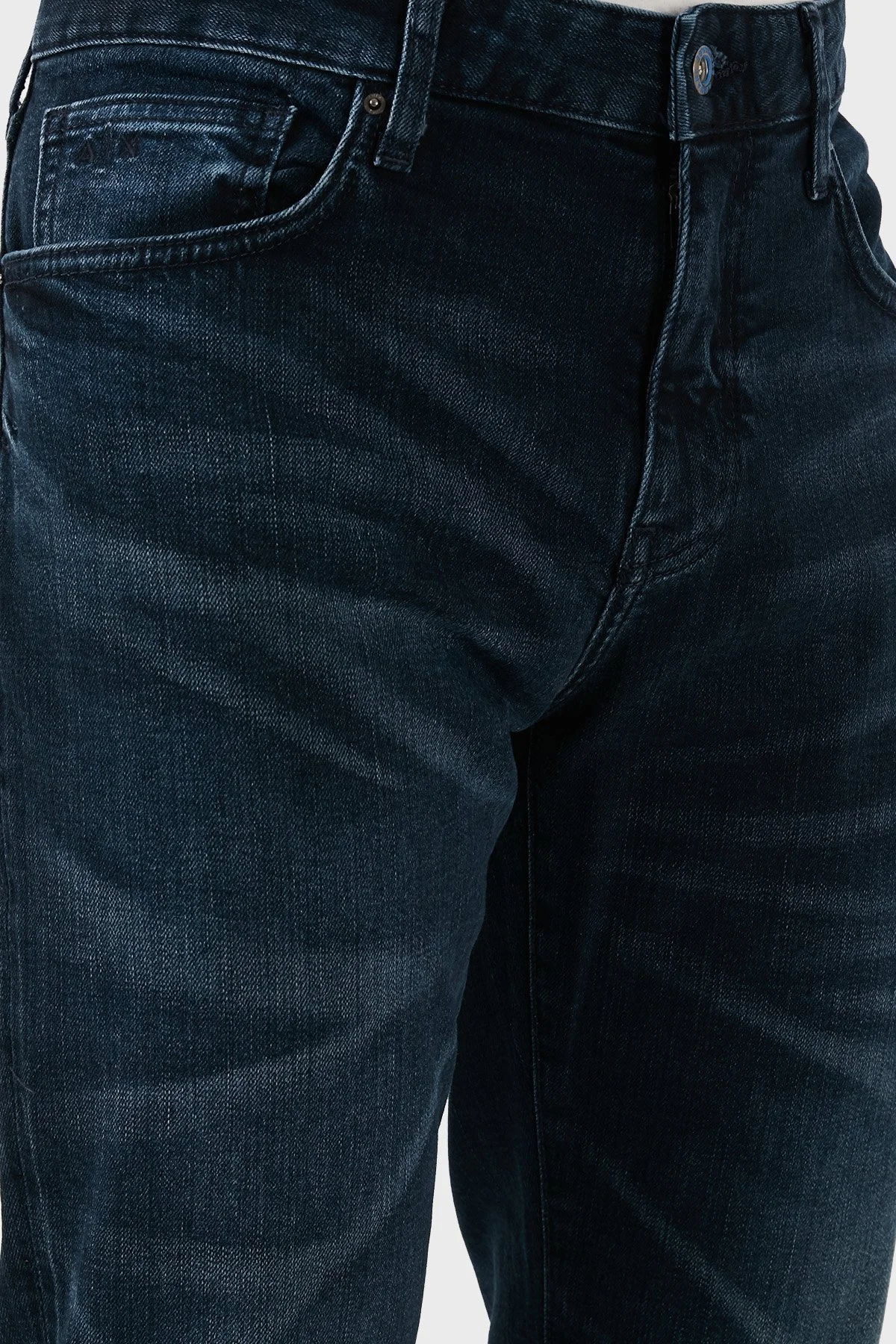 Armani Exchange Streç Pamuklu Slim Fit Jeans Erkek Kot Pantolon 6DZJ13 Z1TCZ 1500 MAVİ - 5