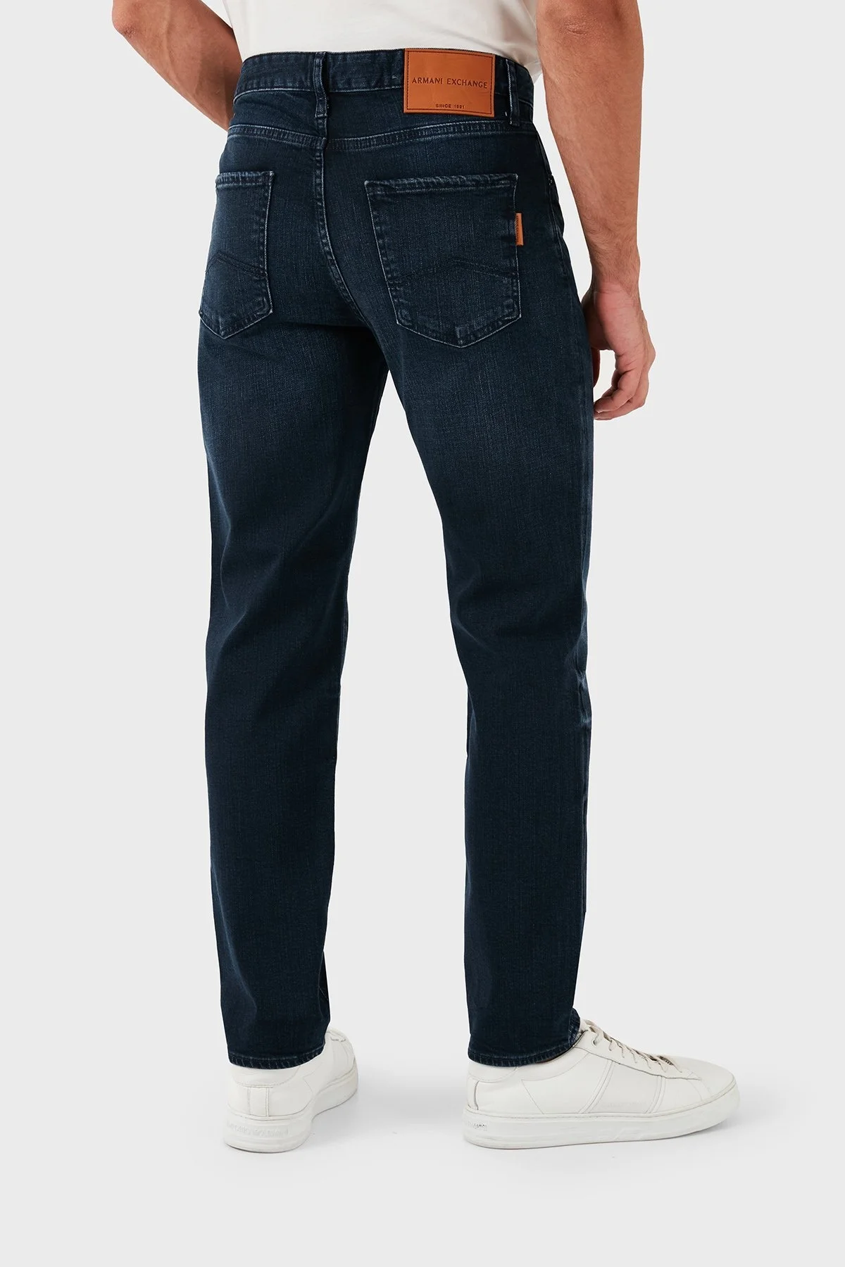 Armani Exchange Streç Pamuklu Slim Fit Jeans Erkek Kot Pantolon 6DZJ13 Z1TCZ 1500 MAVİ - 12