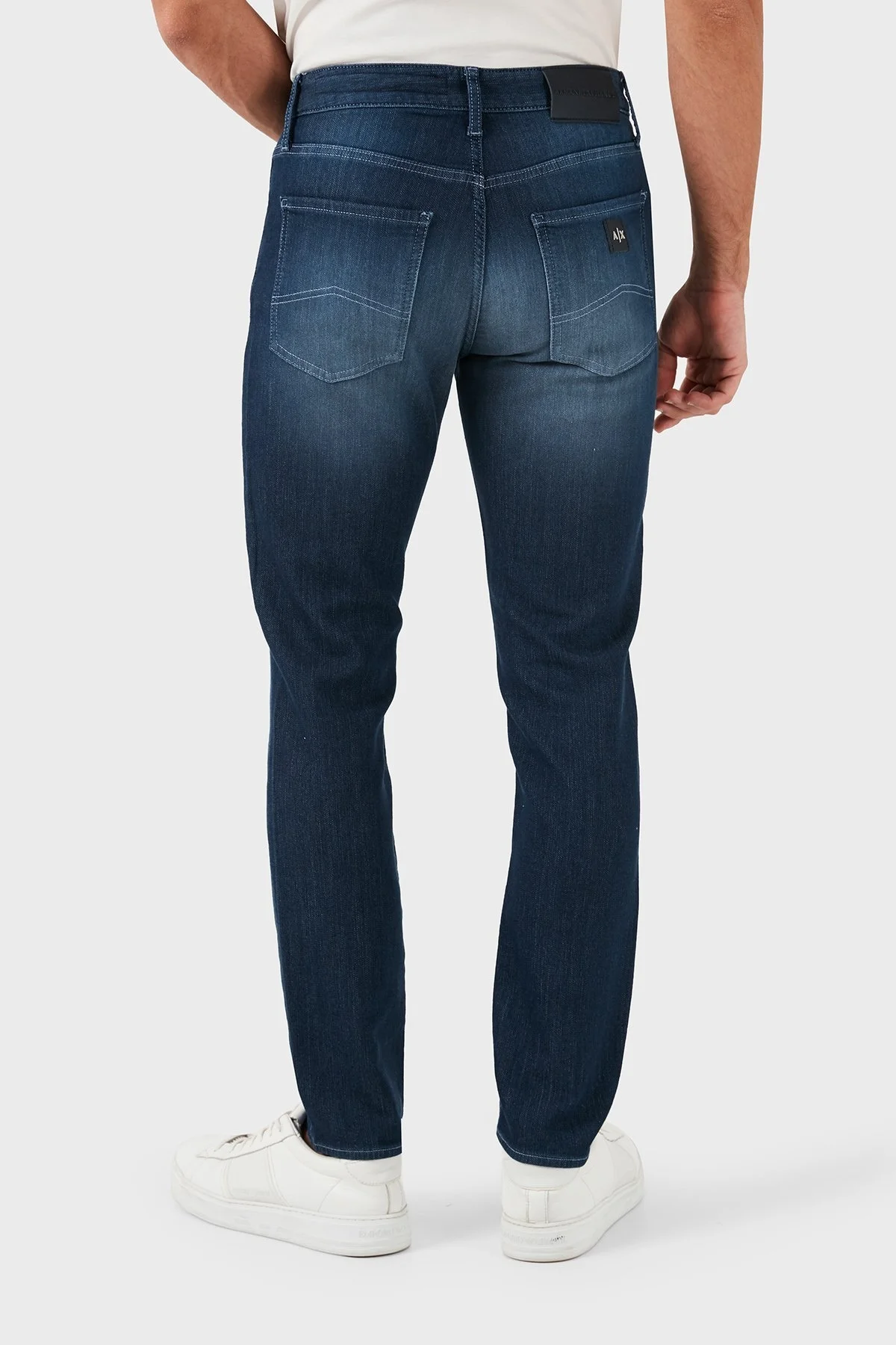 Armani Exchange Streç Pamuklu Slim Fit Jeans Erkek Kot Pantolon 6DZJ14 Z1TTZ 25EX LACİVERT - 12