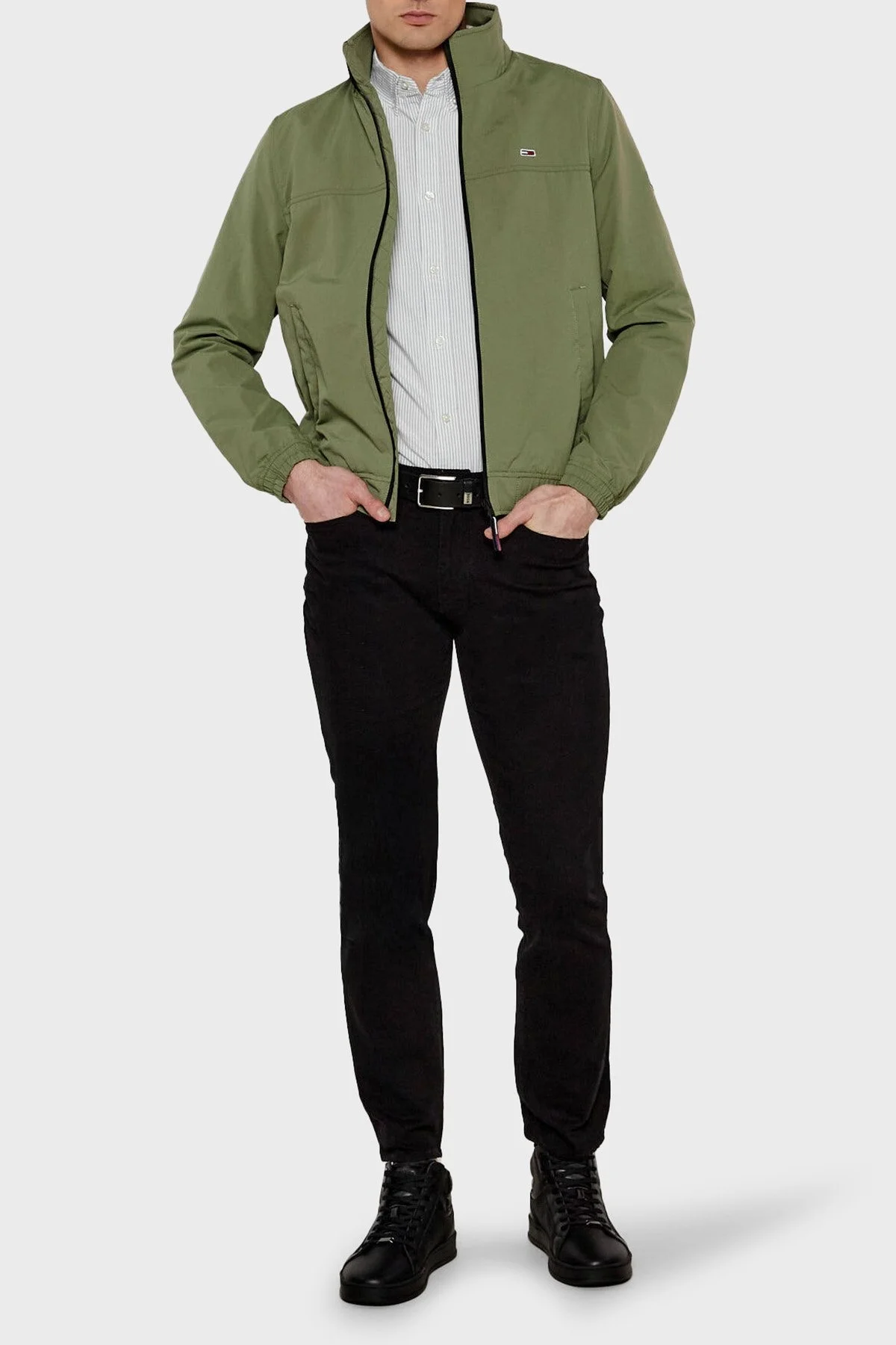 Armani Exchange Streç Pamuklu Slim Fit Normal Bel Dar Paça Jeans Erkek Kot Pantolon XM000070 AF14267 UC001 SİYAH - 7