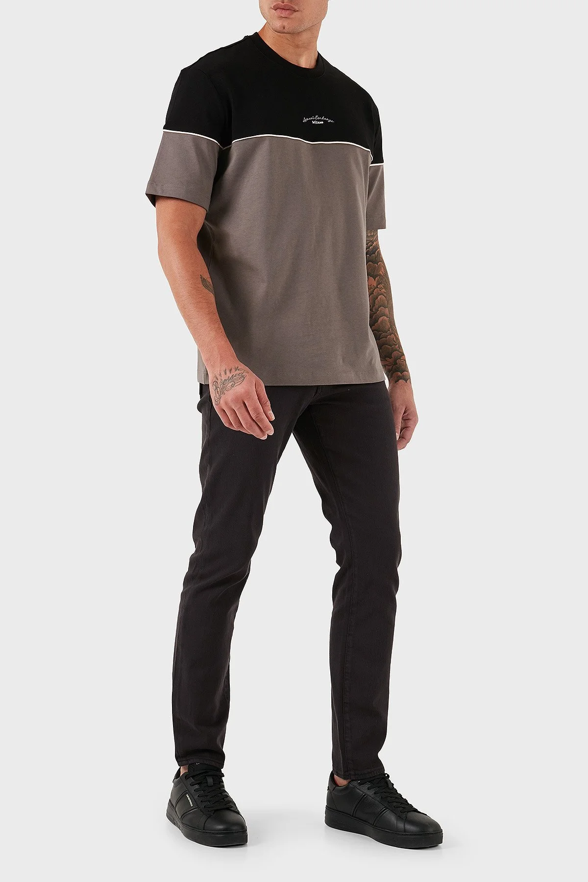 Armani Exchange Streç Pamuklu Slim Fit Normal Bel Dar Paça Jeans Erkek Kot Pantolon XM000070 AF18826 UB101 LACİVERT - 2