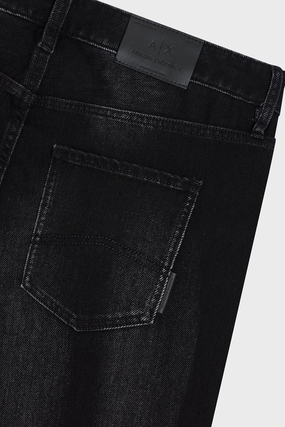 Armani Exchange Streç Pamuklu Slim Fit Normal Bel Düz Paça Jeans Erkek Kot Pantolon XM000049 AF13266 MC002 SİYAH - 11