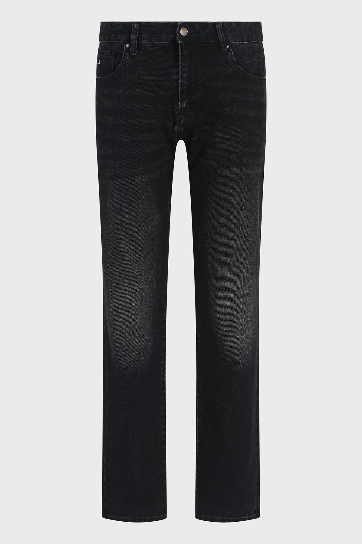 Armani Exchange Streç Pamuklu Slim Fit Normal Bel Düz Paça Jeans Erkek Kot Pantolon XM000049 AF13266 MC002 SİYAH - 12