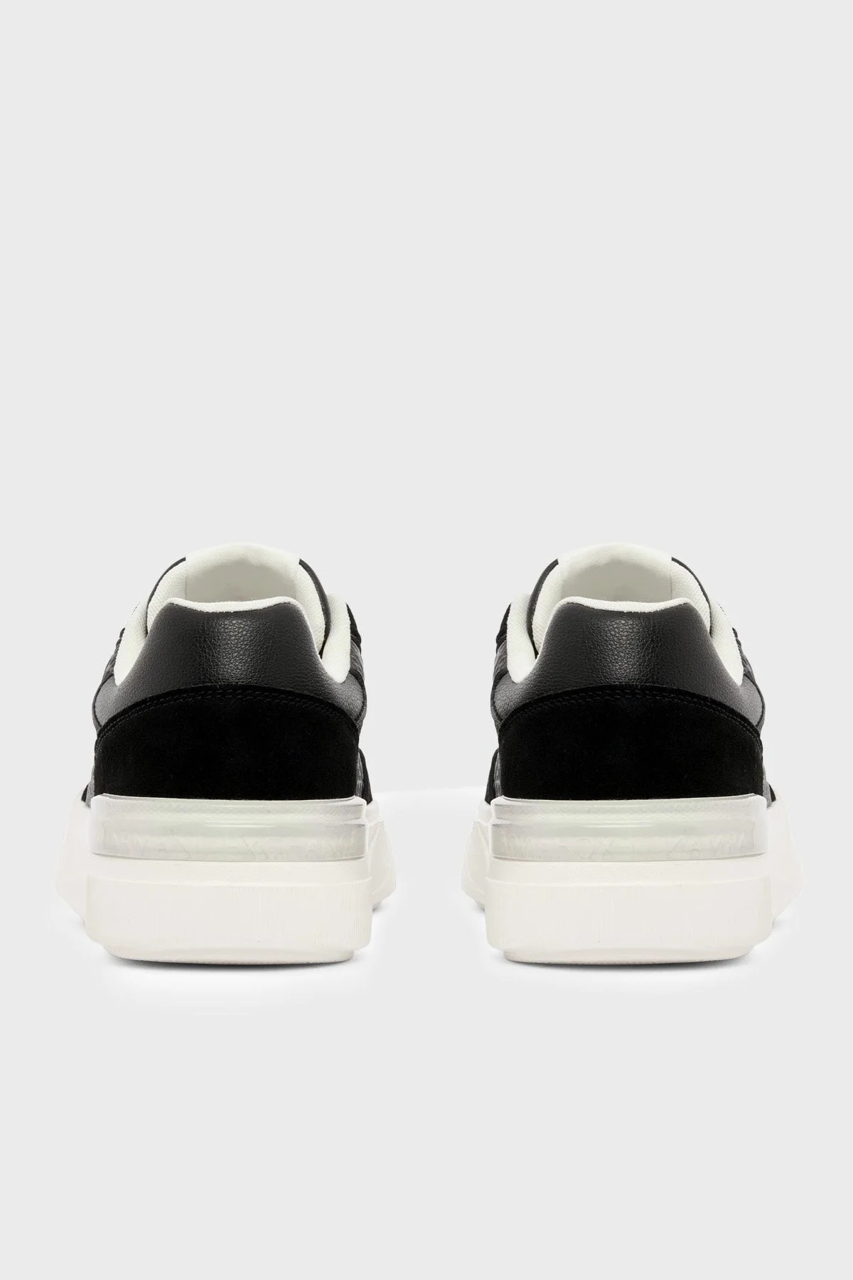 Armani Exchange Süet Detaylı Sneaker Erkek Ayakkabı XM002688 AF21419 UC001 Siyah - 4