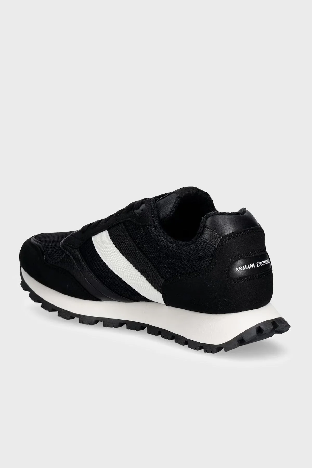 Armani Exchange Süet Logolu Sneaker Erkek Ayakkabı XM002690 AF22926 MZ715 SİYAH - 2