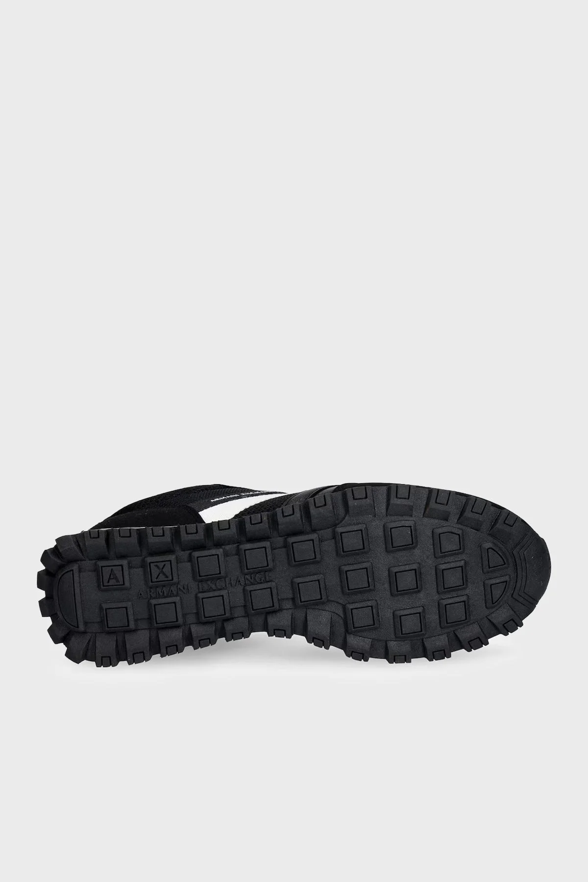 Armani Exchange Süet Logolu Sneaker Erkek Ayakkabı XM002690 AF22926 MZ715 SİYAH - 5