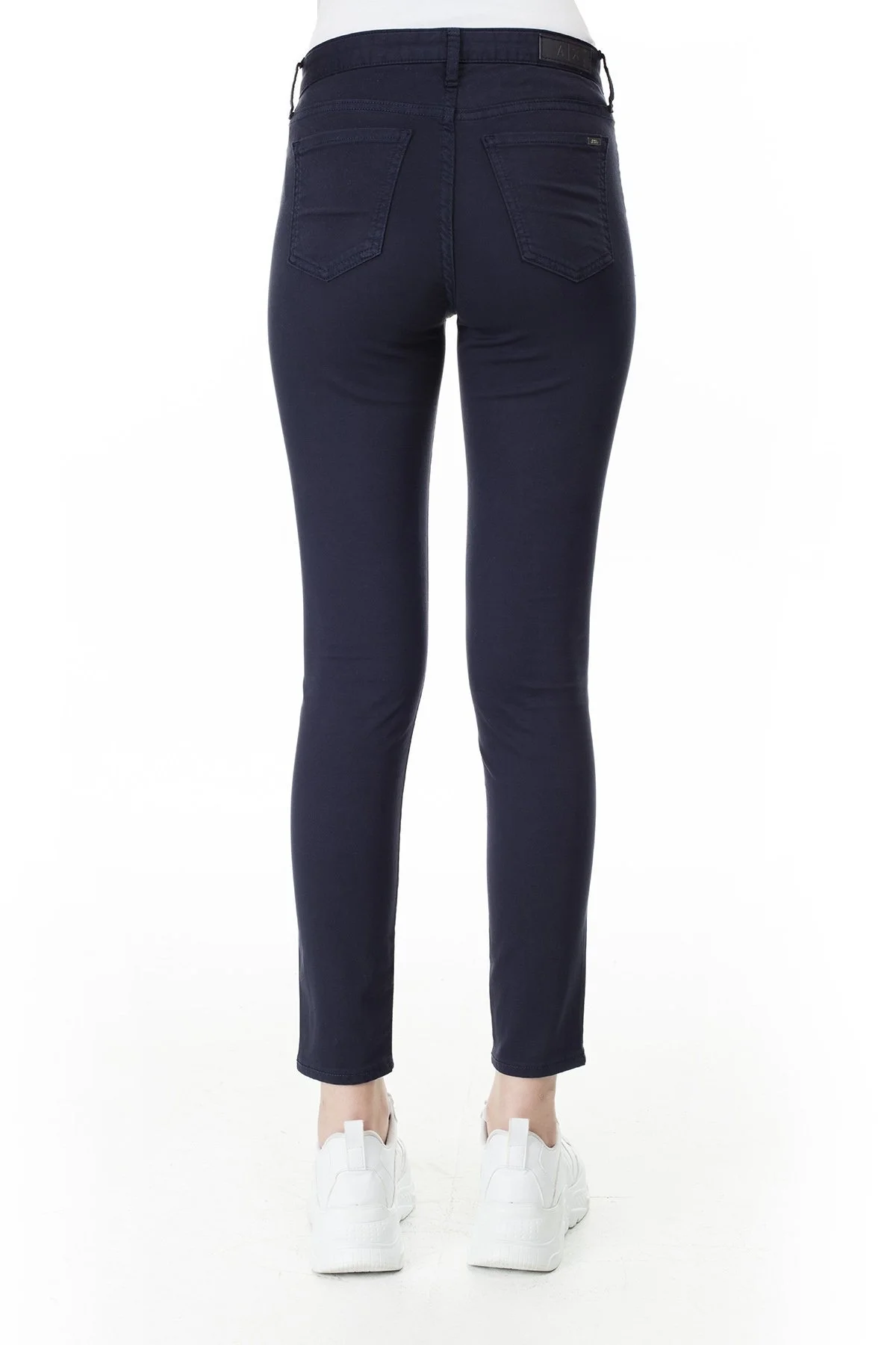 Armani Exchange Super Skinny Fit J10 Jeans Bayan Kot Pantolon 3HYJ10 YNSSZ 1593 LACİVERT - 4