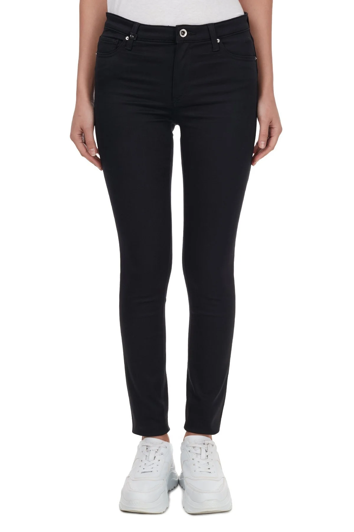 Armani Exchange Süper Skinny Fit J69 Jeans Bayan Kot Pantolon 6HYJ69 Y2QMZ 0204 SİYAH - 2