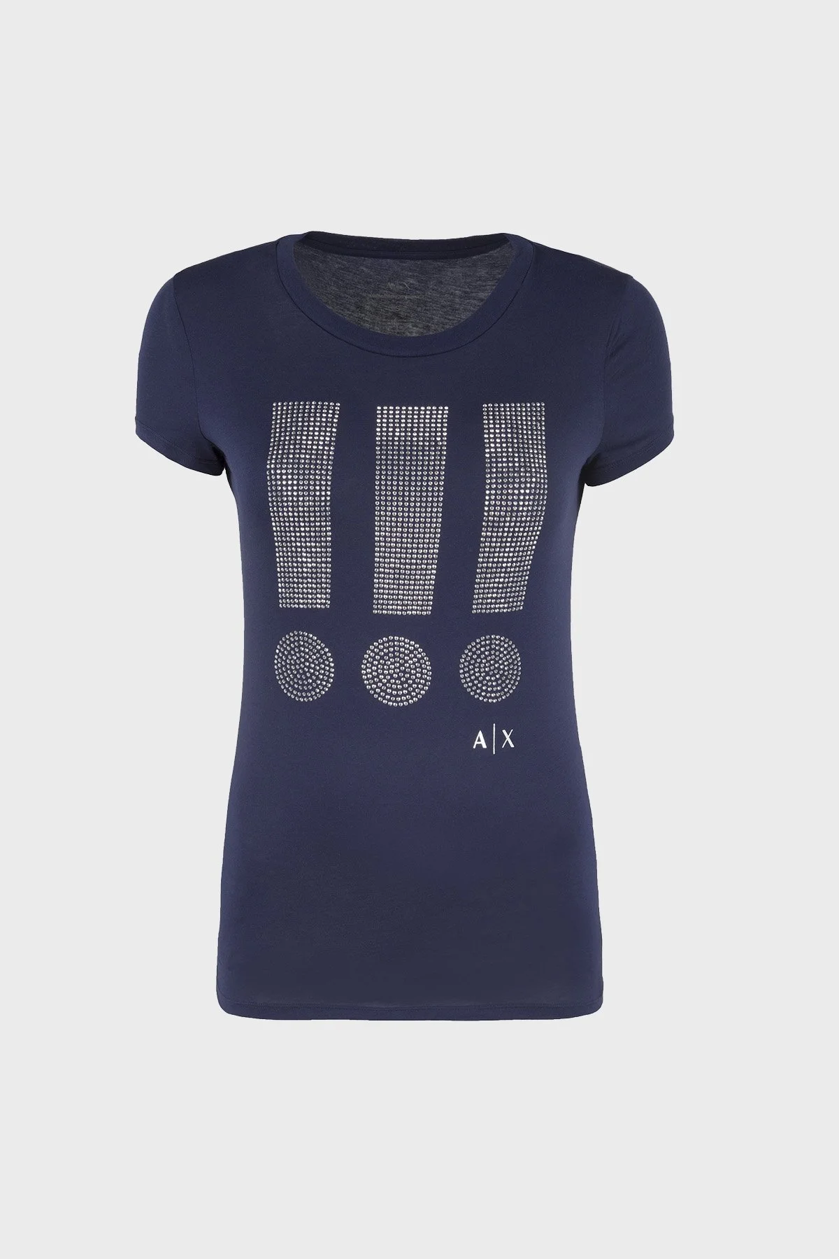 ARMANI EXCHANGE T SHIRT Bayan T Shirt 6ZYTBE YJA8Z 1554 LACİVERT - 1