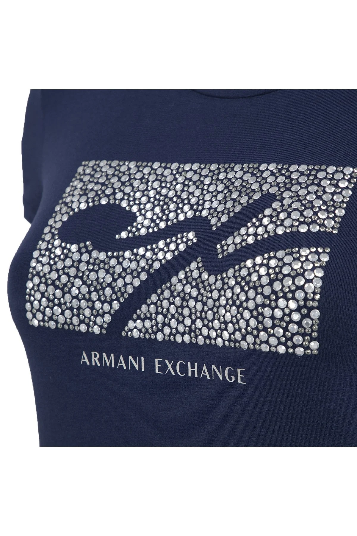 ARMANI EXCHANGE T SHIRT Bayan T Shirt 6ZYTBK YJS8Z 1554 LACİVERT - 4