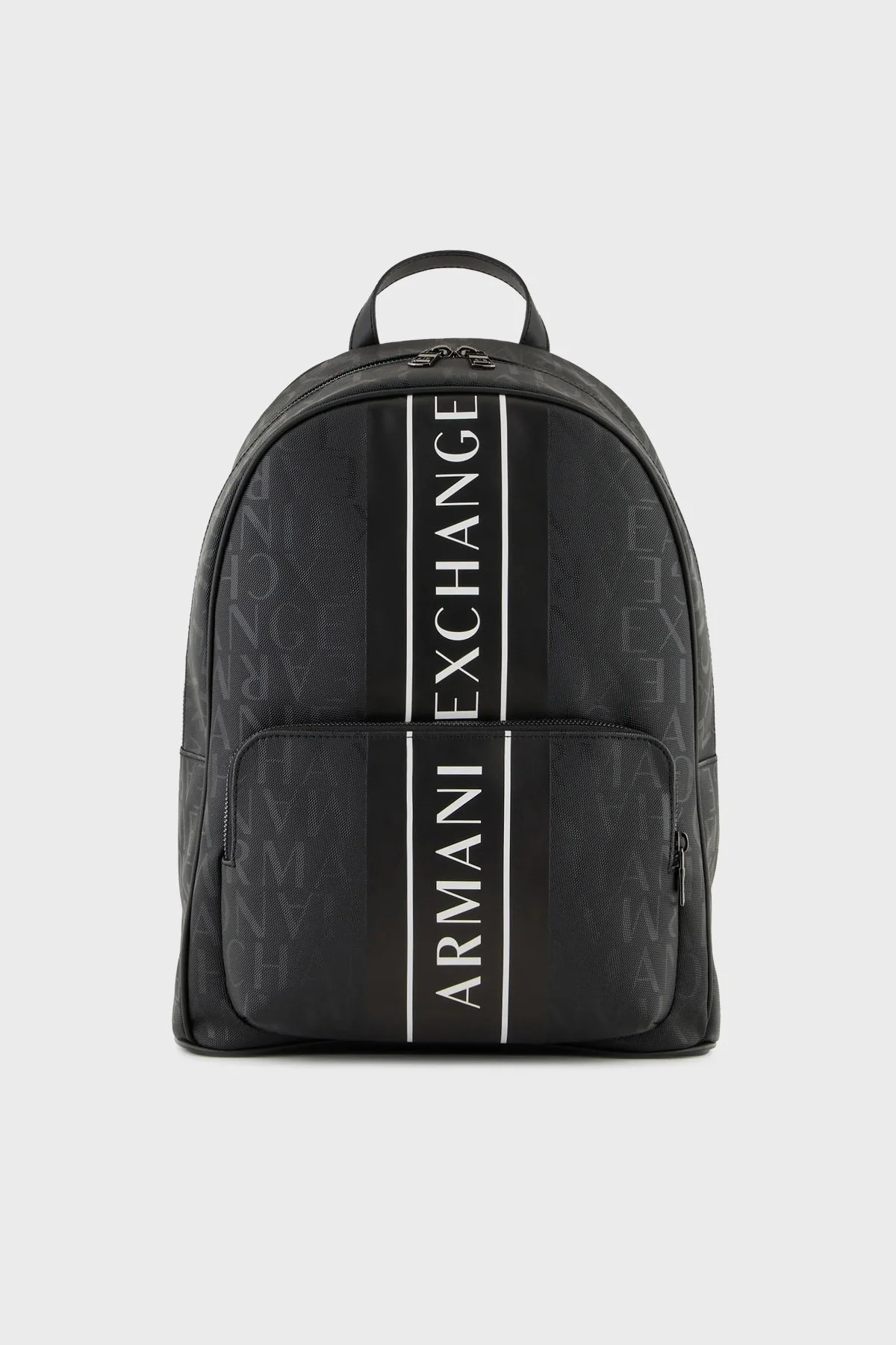Armani Exchange Tamamı Logo Baskılı Erkek Sırt Çantası 952394 CC831 19921 SİYAH - 1